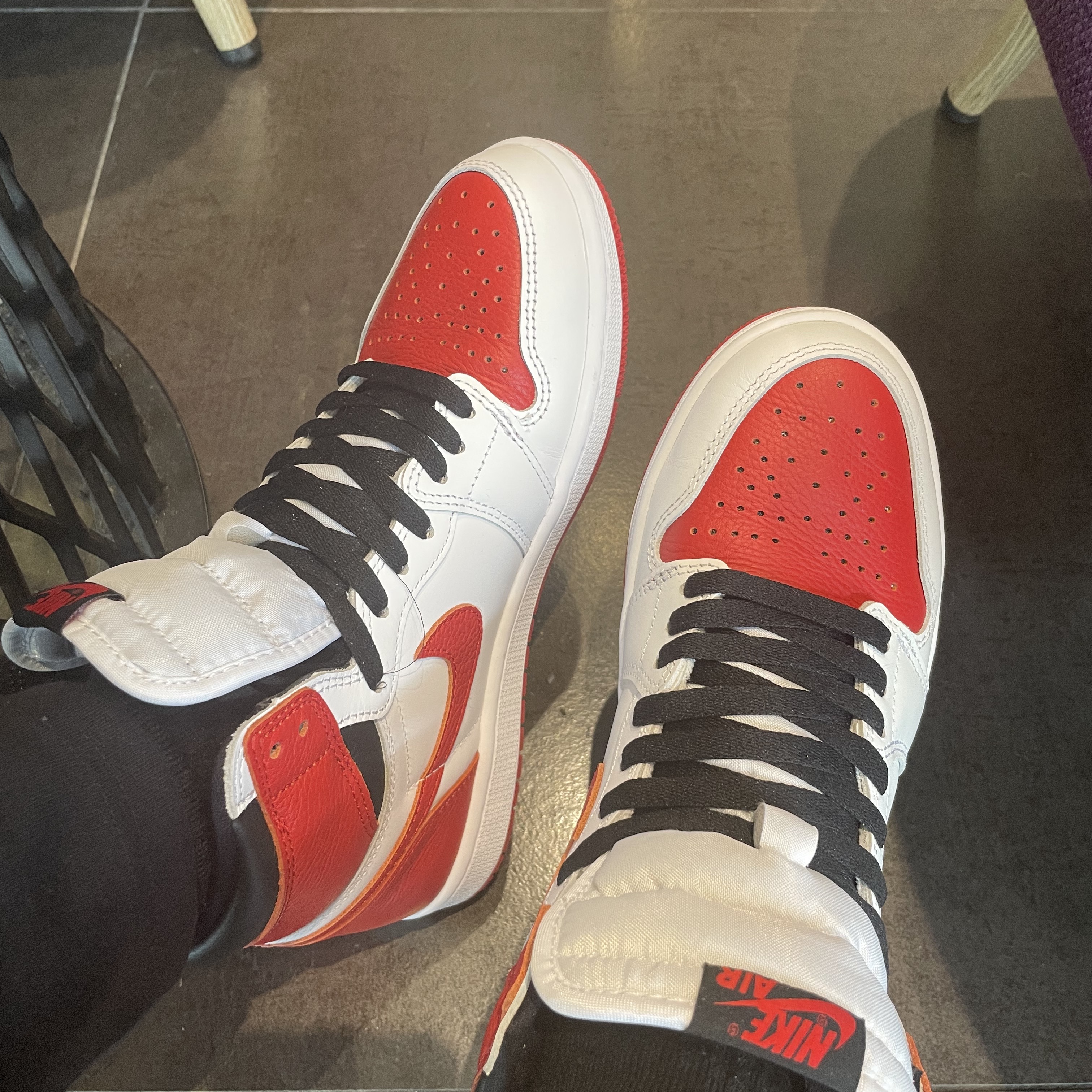Jordan 1 Retro High OG Heritage 착용 스타일 - 1