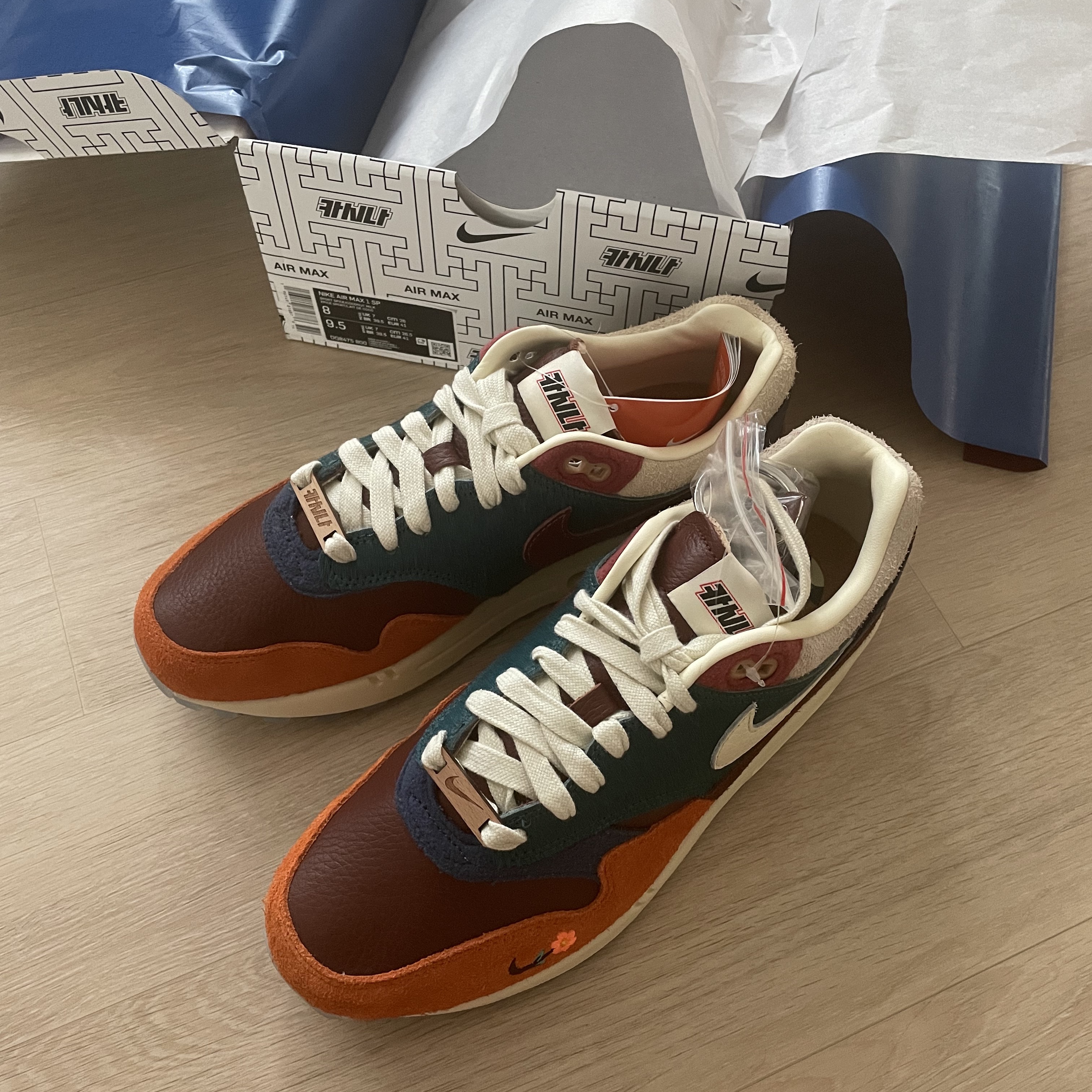 Nike x Kasina Air Max 1 SP Won-Ang Orange 착용 스타일 - 2