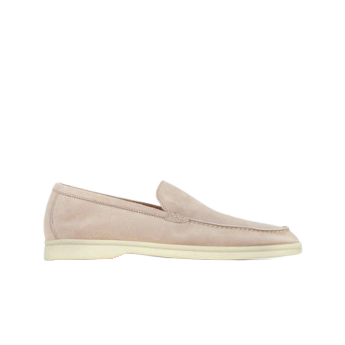 (W) 로로 피아나 썸머 워크 모카신 핑크 워터 로즈((W) Loro Piana Summer Walk Moccasin Pink Water Rose) - 1