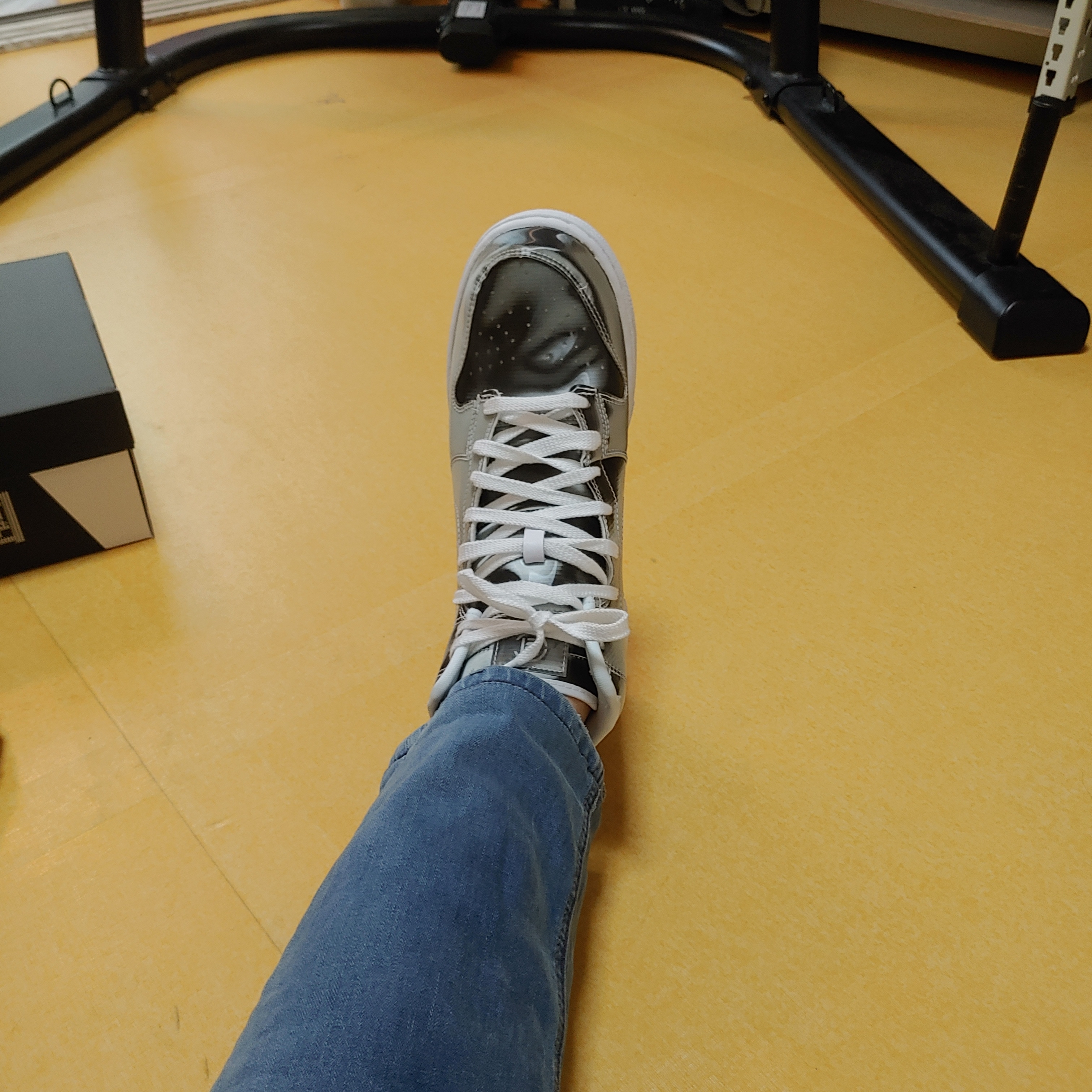 Nike x Clot Dunk High Flux 착용 스타일 - 4