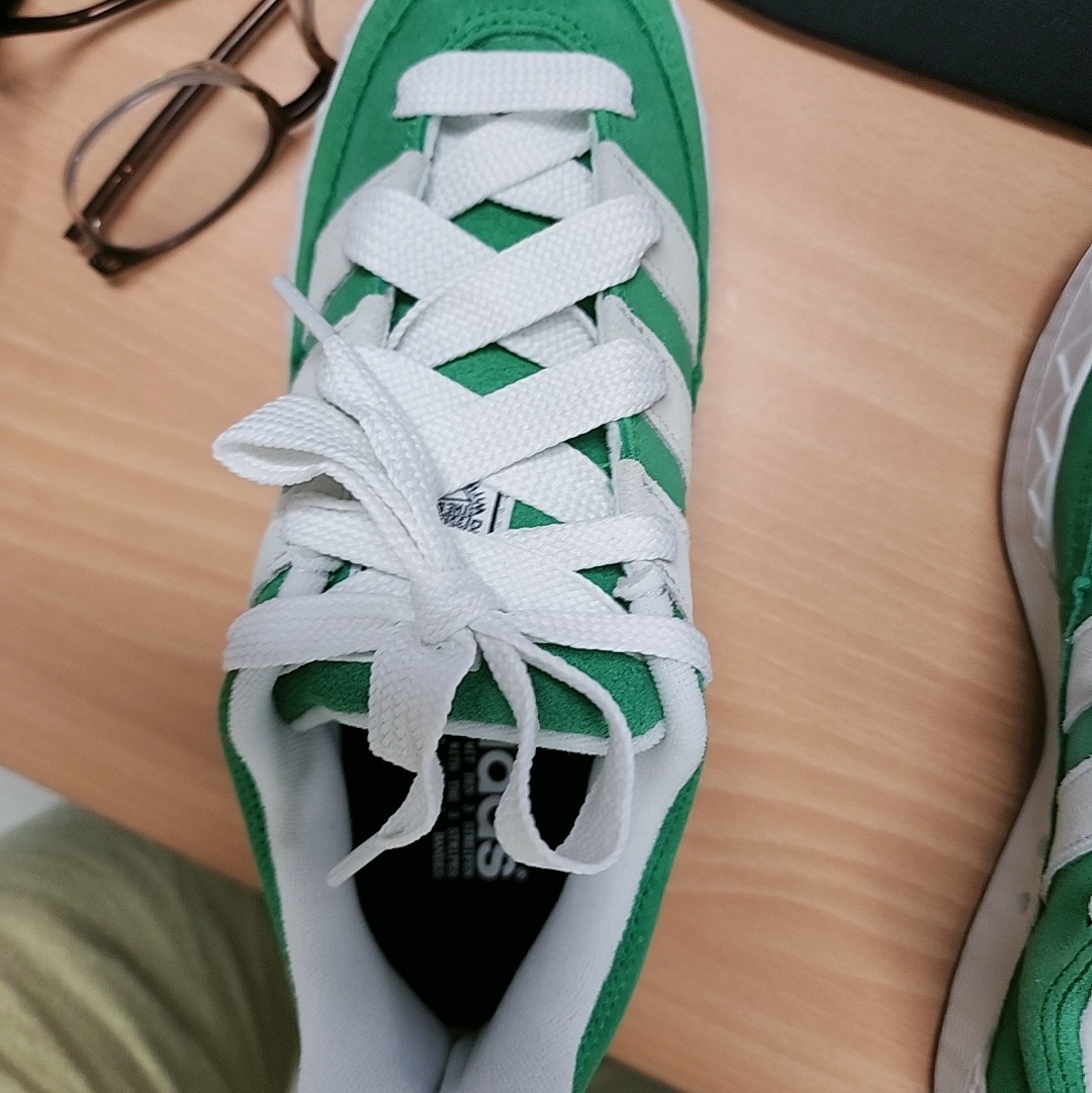 Adidas Adimatic Green 착용 스타일 - 1
