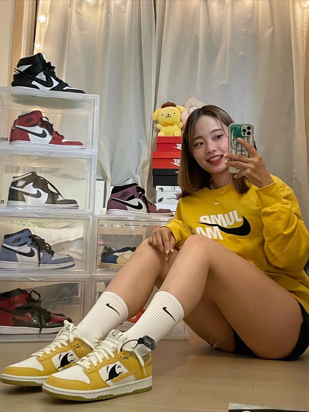 Nike Dunk Low Retro SE Next Nature Nike Sun Club, Nike x Ambush Dunk High Black ์ฐฉ์ฉ ์คํ์ผ - 5