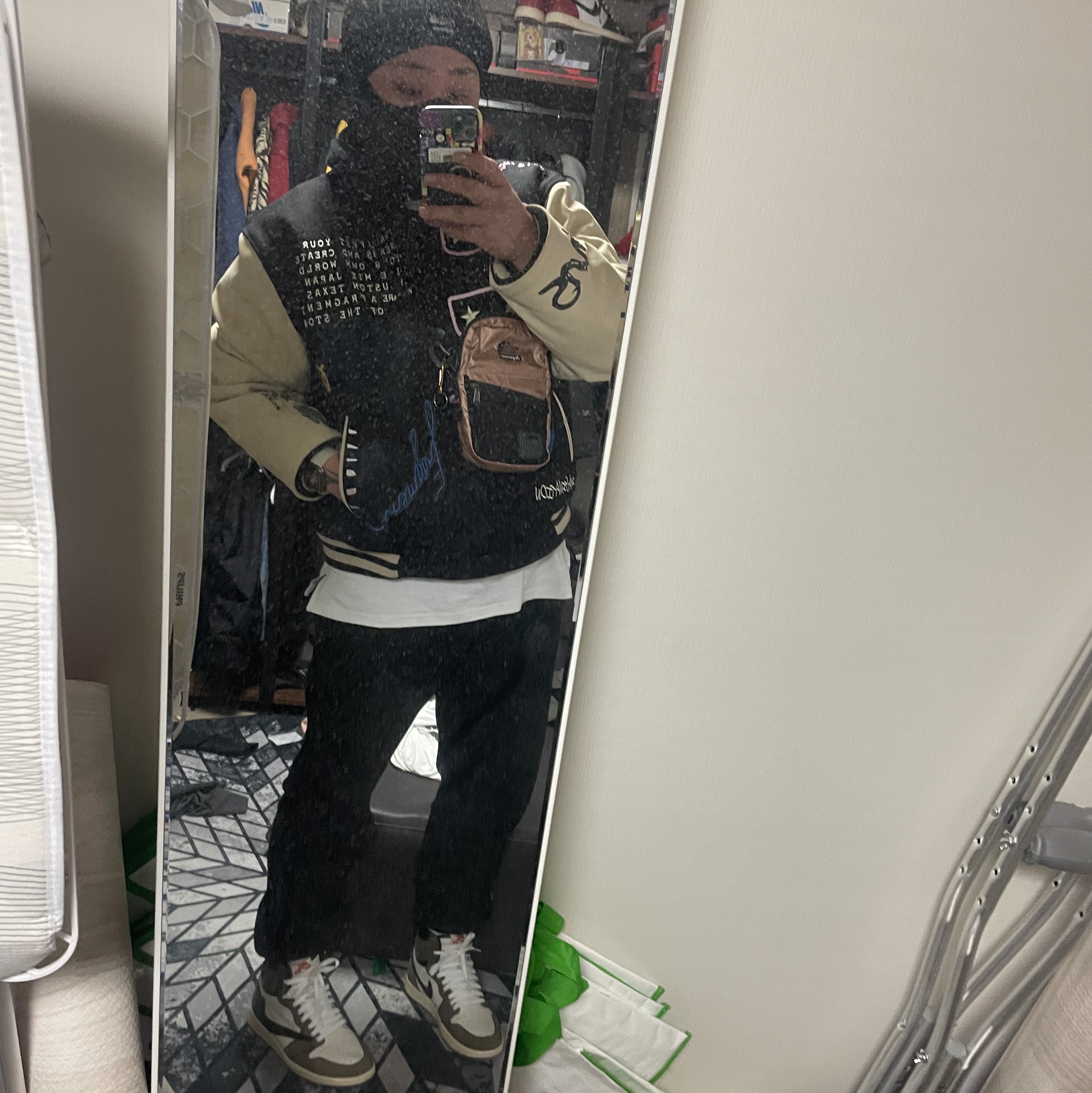 Jordan 1 x Travis Scott Retro High OG SP Mocha 착용 스타일