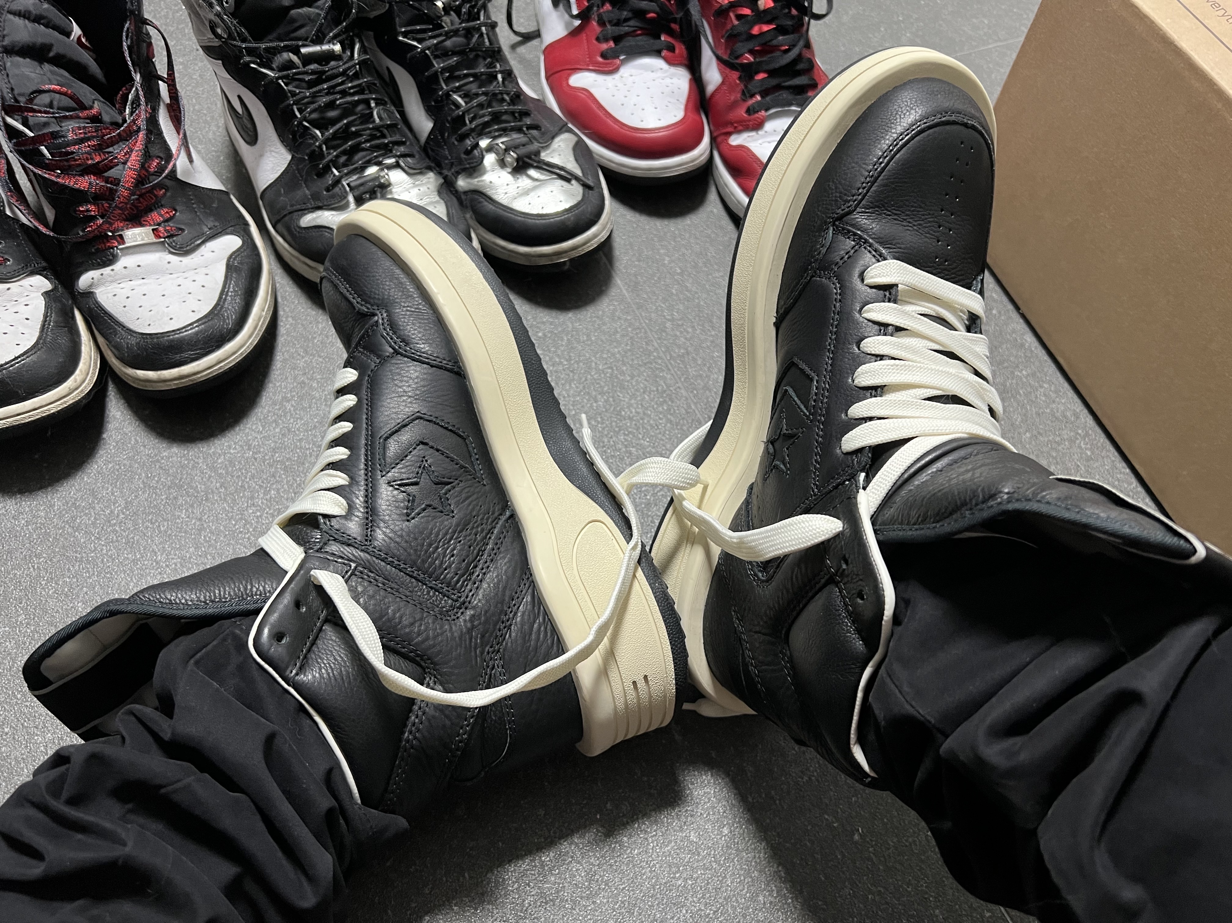 Converse x Drkshdw Turbowpn Black 착용 스타일 - 5