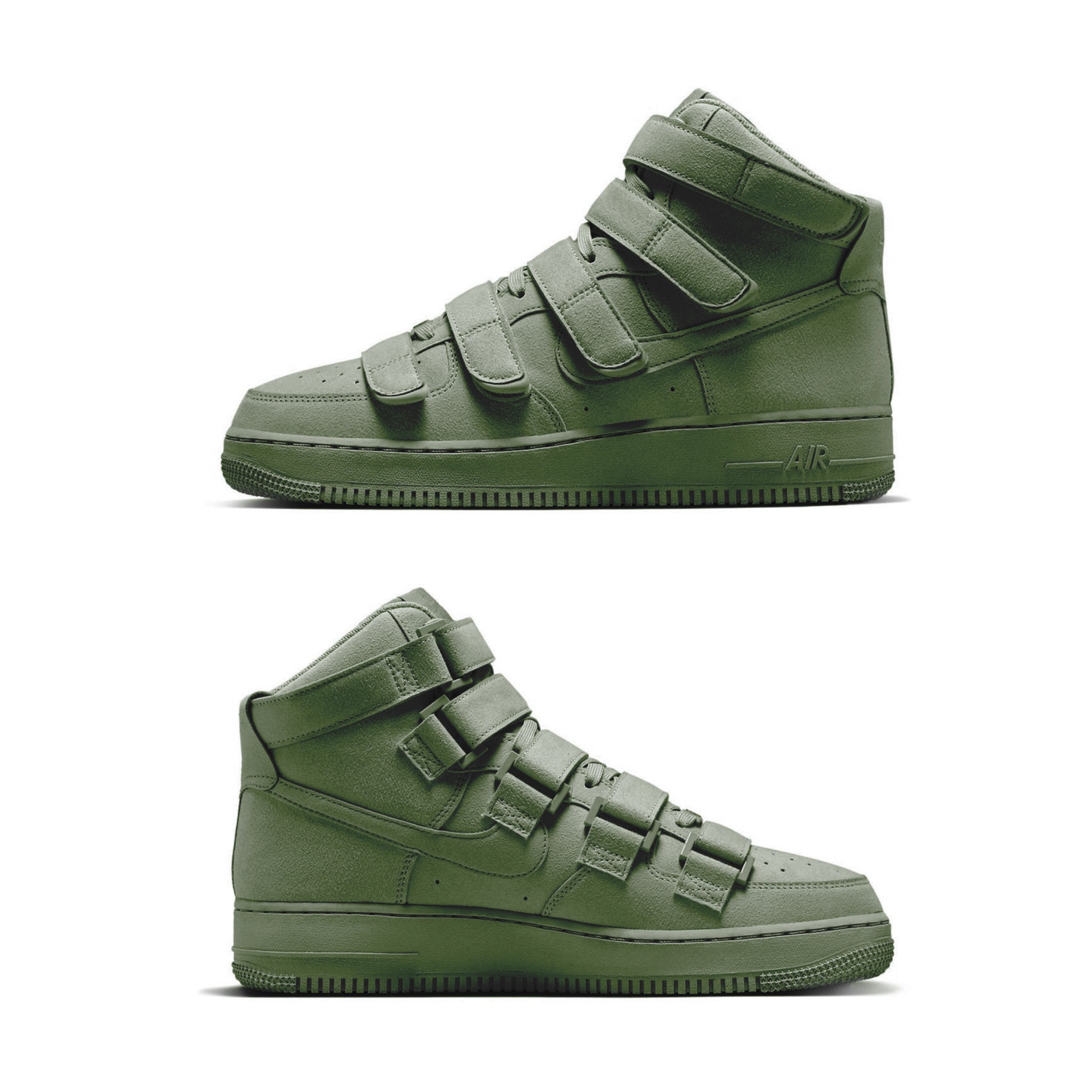 Nike x Billie Eilish Air Force 1 High '07 SP Sequoia 착용 스타일 - 3