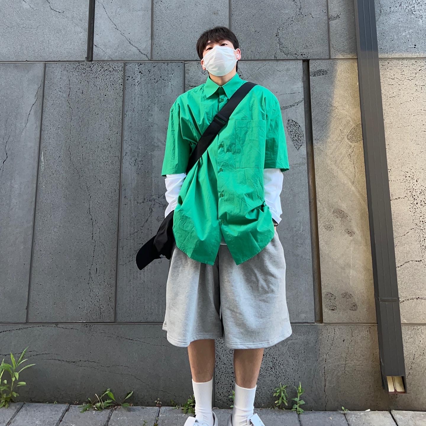 Nike x Peaceminusone Kwondo1 White 착용 스타일 - 2