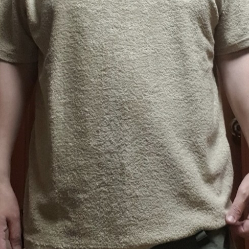 IAB Studio Towel T-Shirt Light Green 착용 스타일 - 1