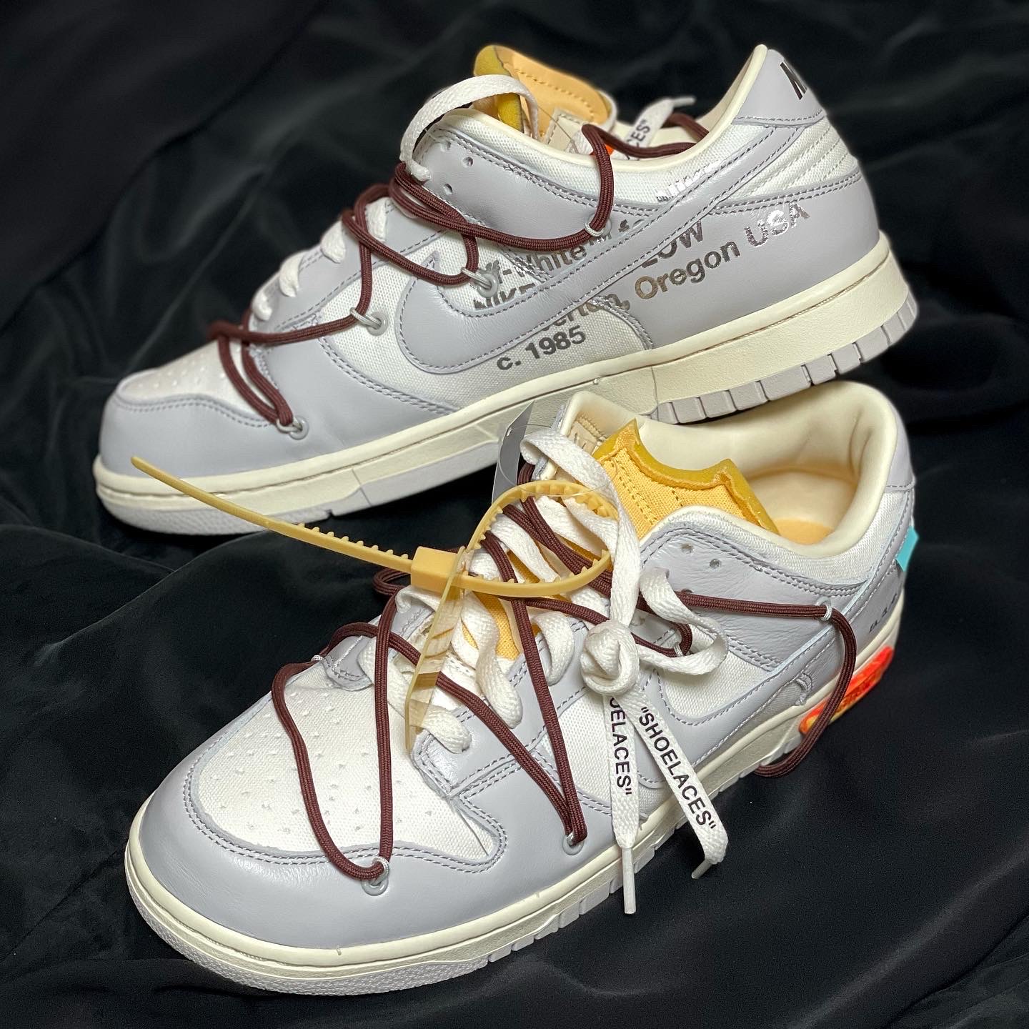 Nike x Off-White Dunk Low The 50 - Lot 46 착용 스타일 - 1