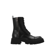 Balenciaga Tractor Lace Up Boots Black - 21FW