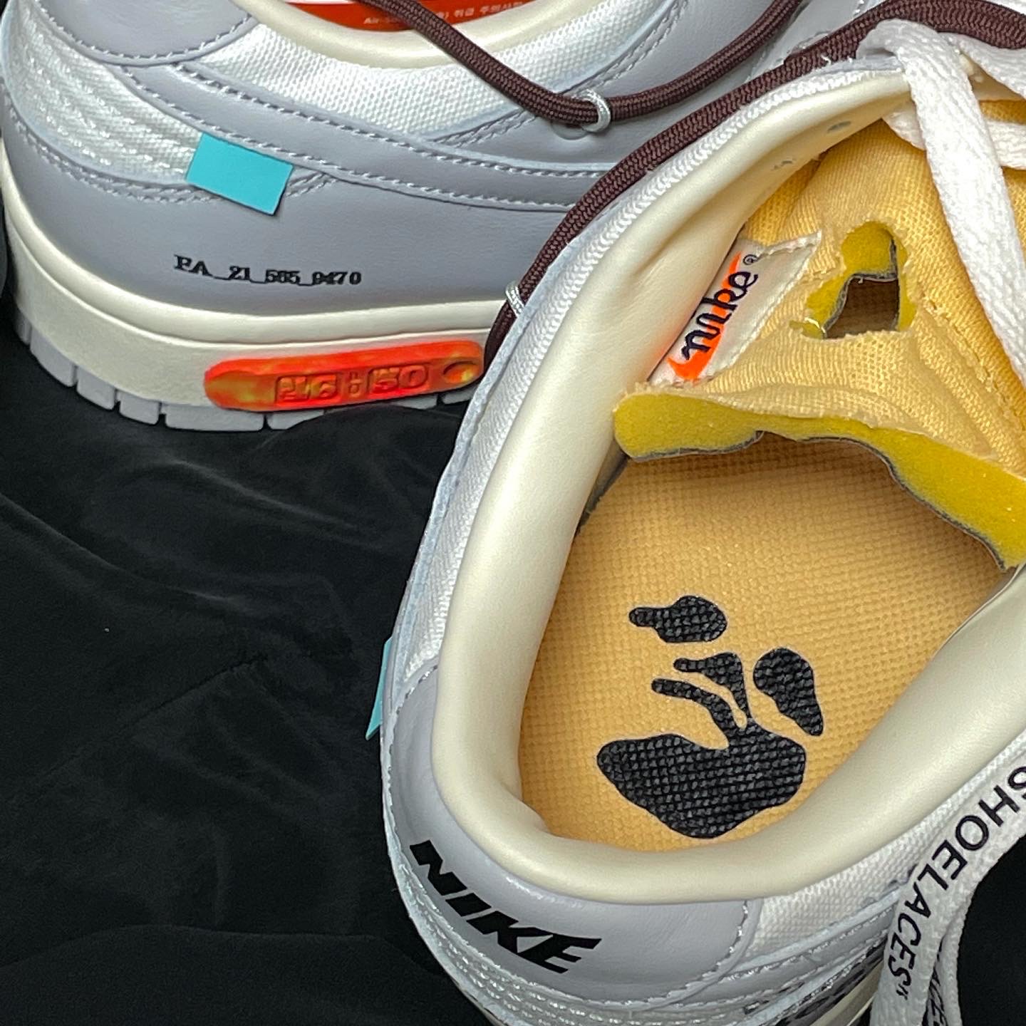 Nike x Off-White Dunk Low The 50 - Lot 46 착용 스타일 - 2