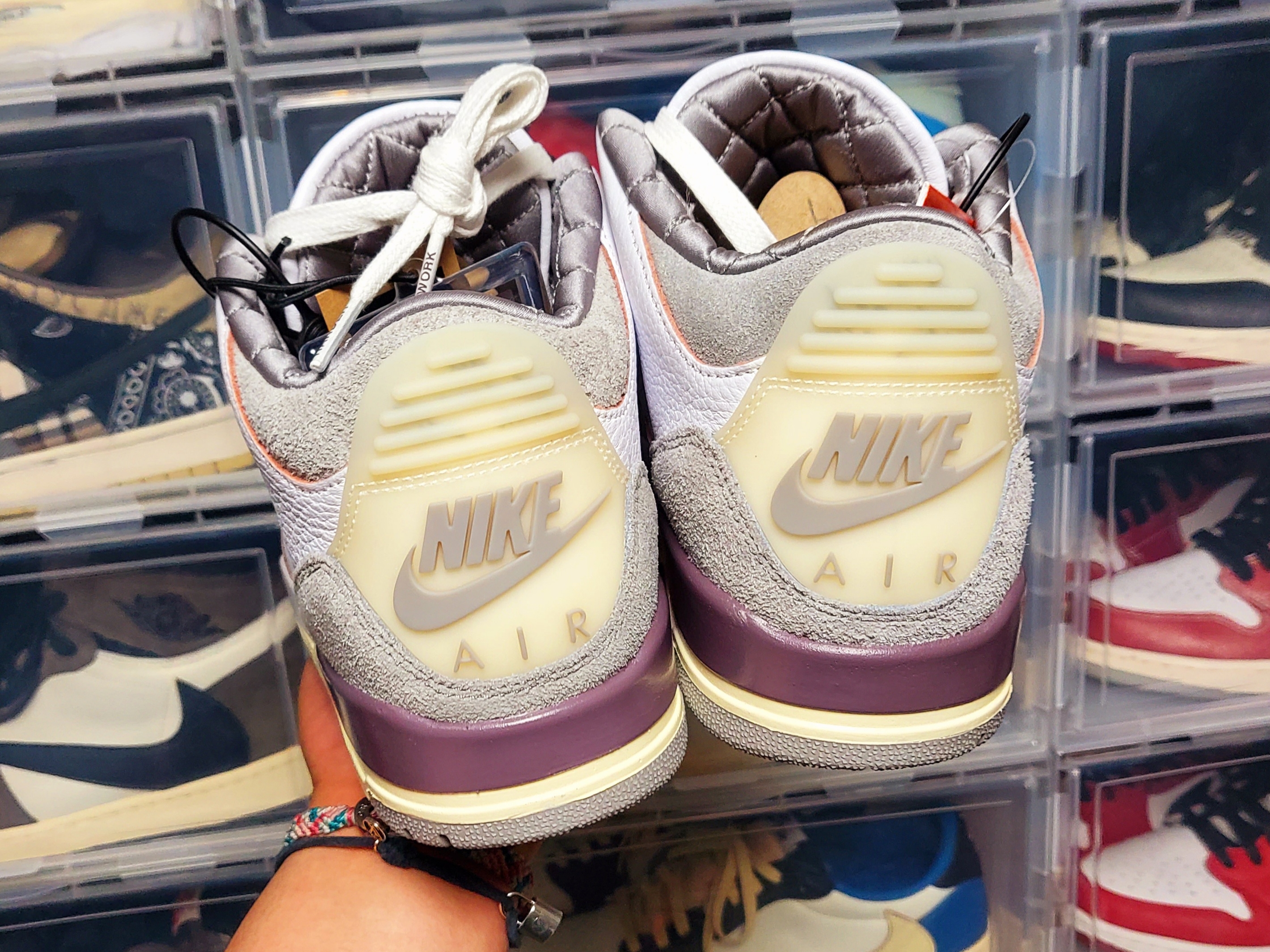 (W) Jordan 3 x A Ma Maniere Retro SP 착용 스타일 - 5