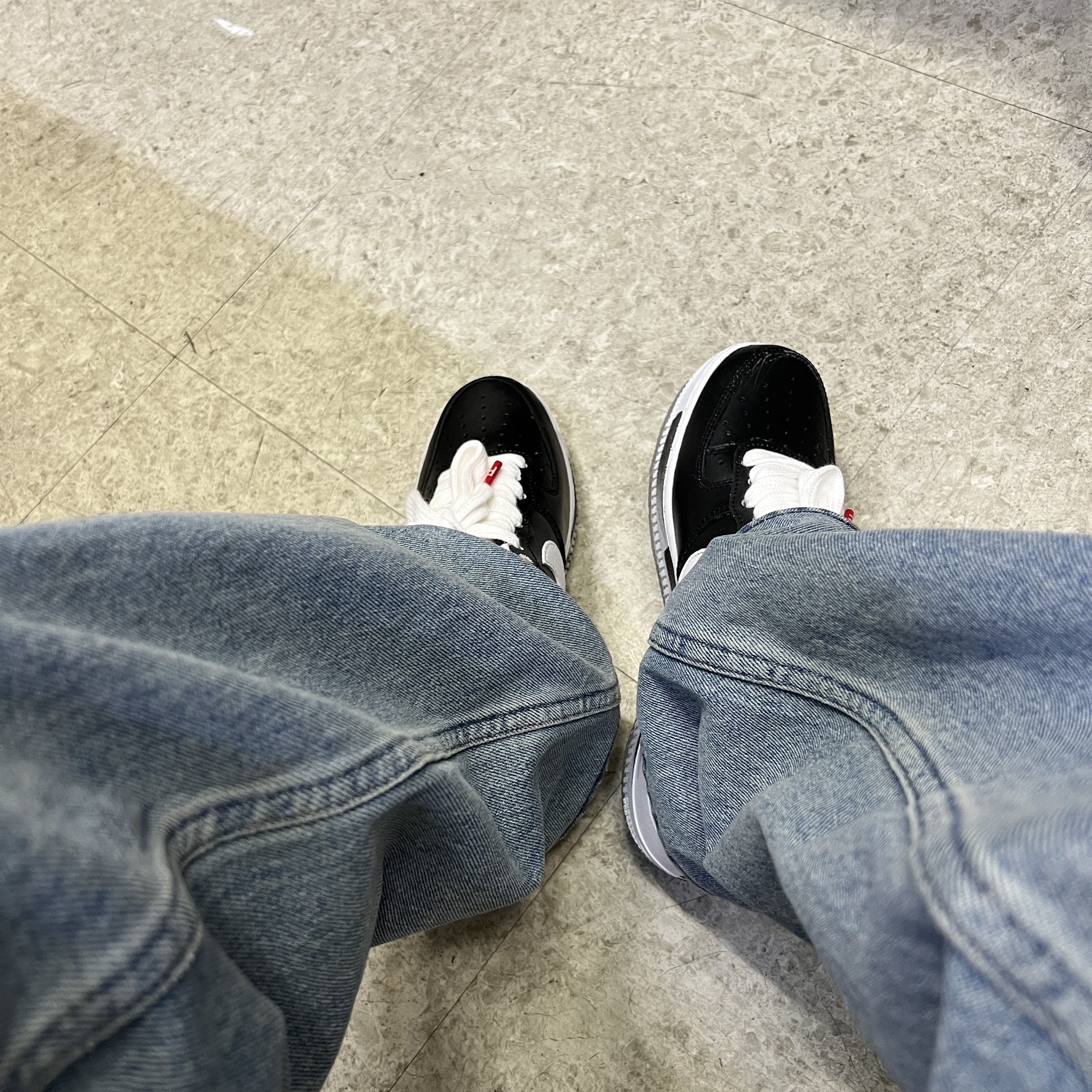 Nike x Peaceminusone Air Force 1 Low Para-Noise 착용 스타일