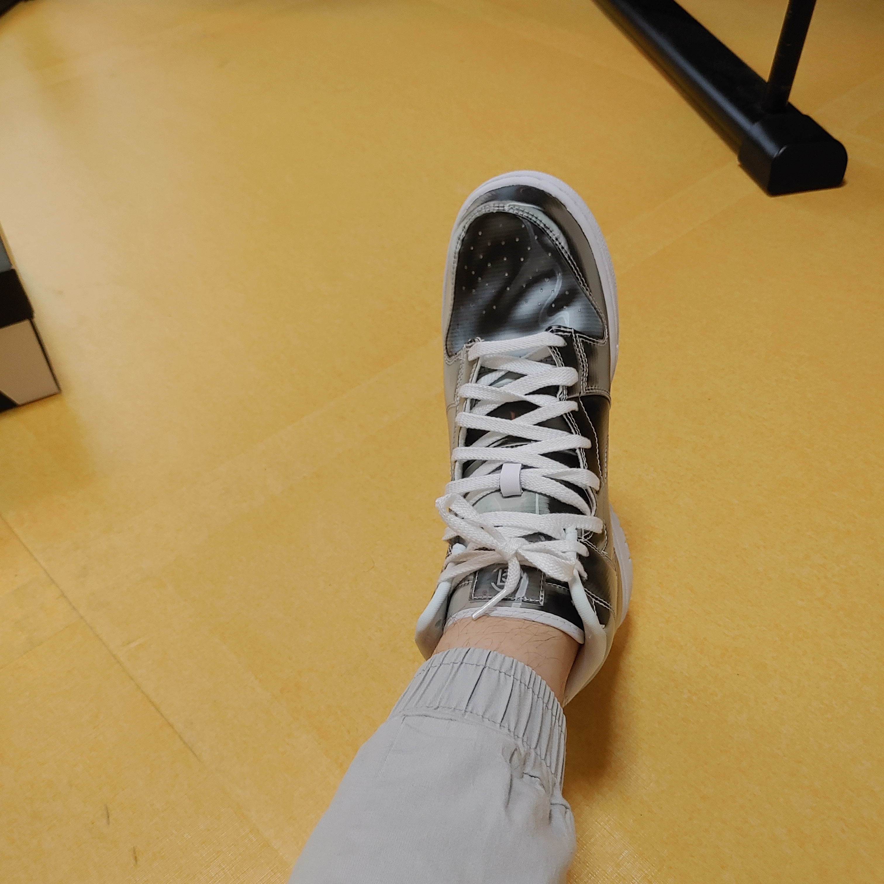 Nike x Clot Dunk High Flux 착용 스타일 - 3