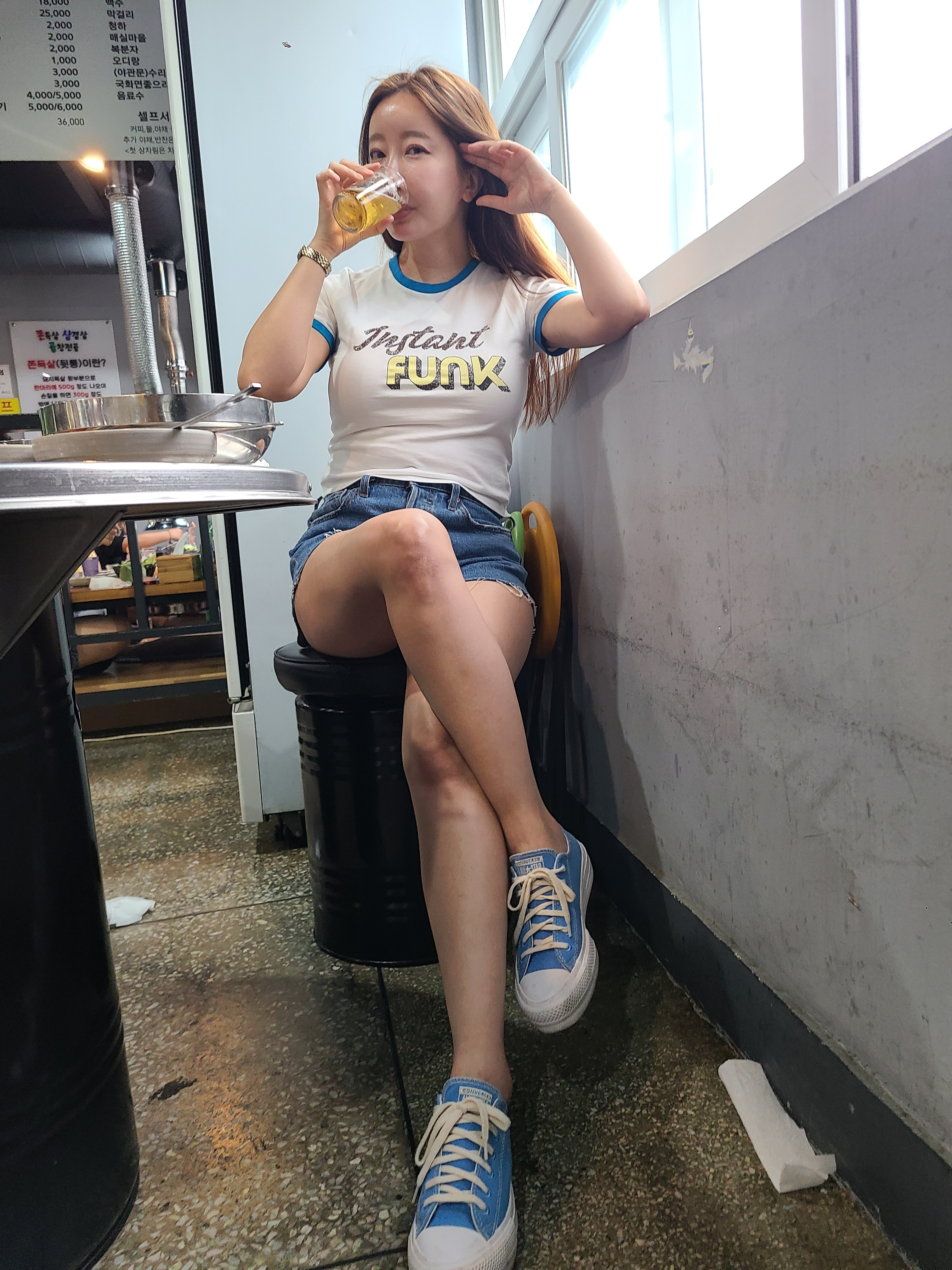 Converse Chuck 70 Ox Vintage Canvas Sunflower 착용 스타일
