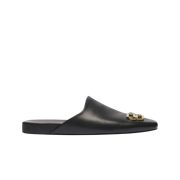 (W) Balenciaga Cosy BB Mule Black