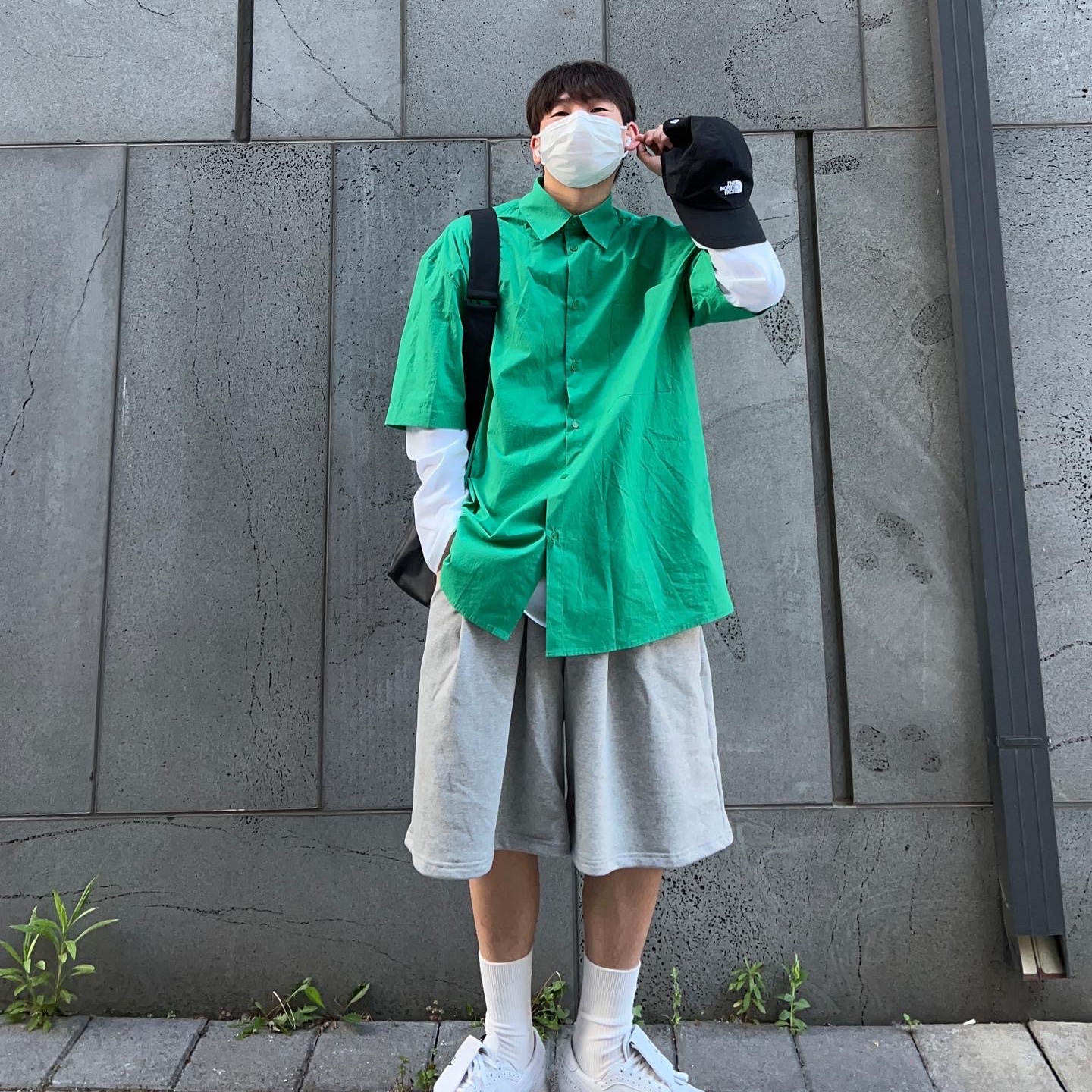 Nike x Peaceminusone Kwondo1 White 착용 스타일 - 1