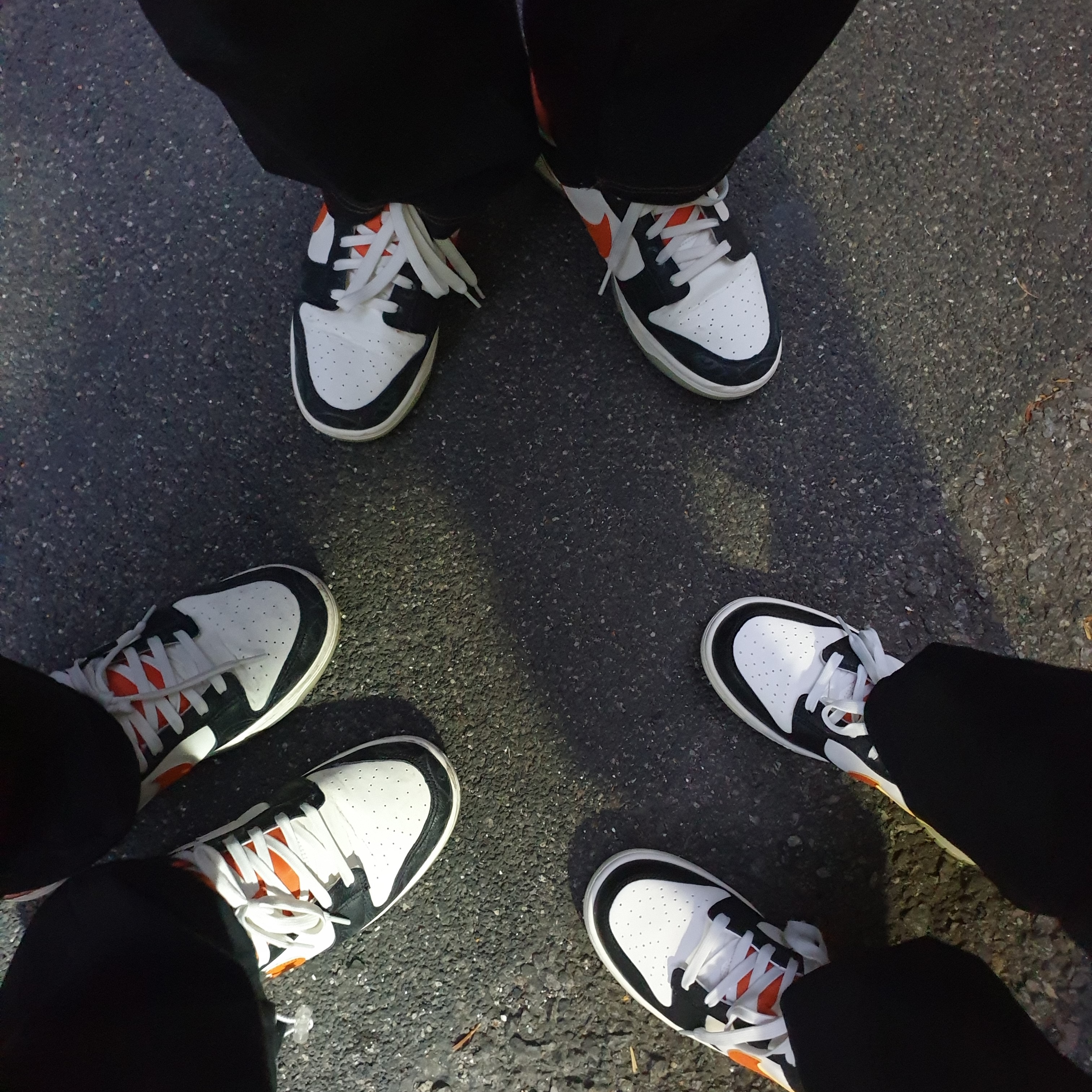 Nike Dunk Low Retro Black White, Nike Dunk Low Retro PRM Halloween 착용 스타일 - 2