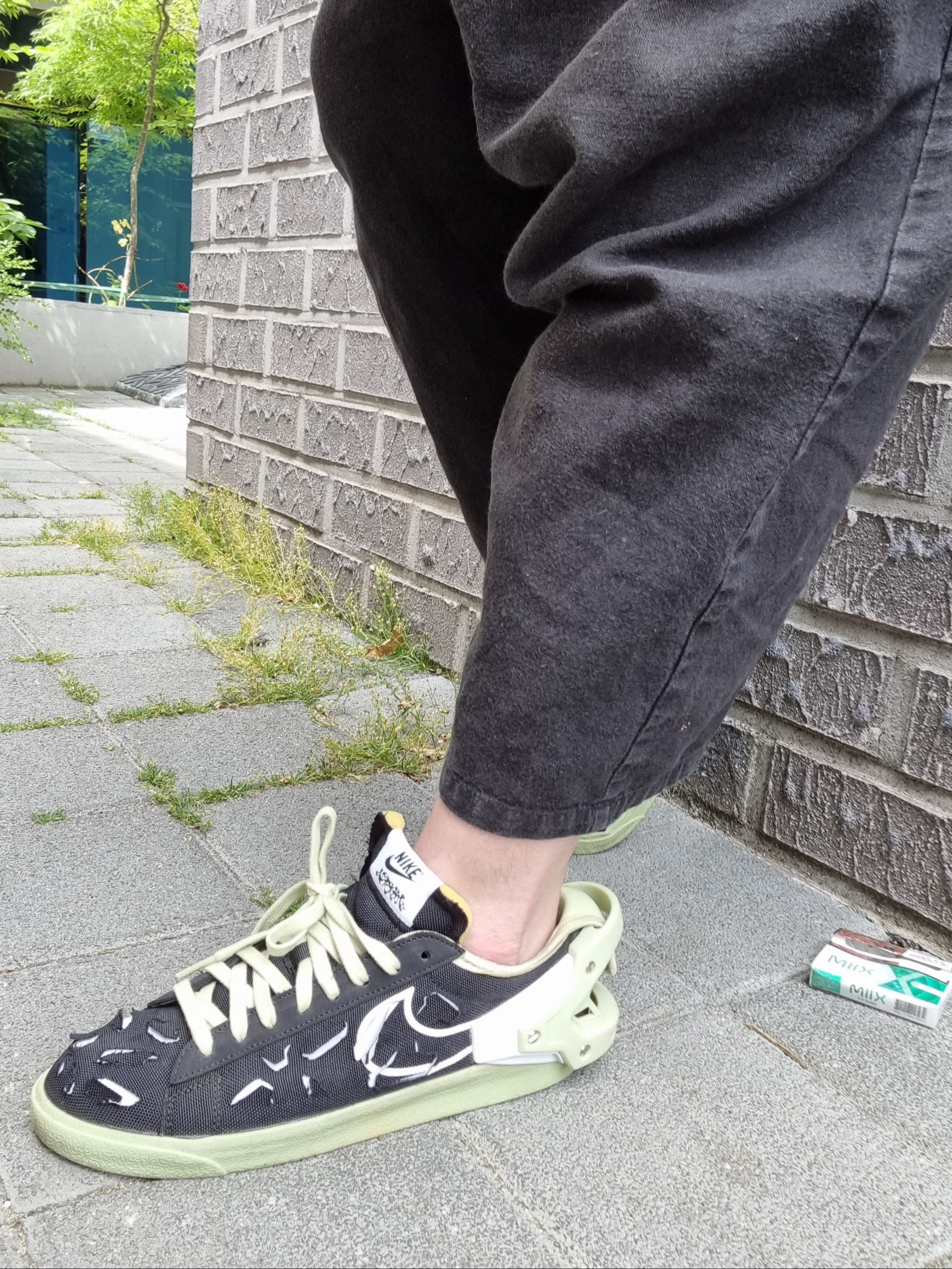 Nike x Acronym Blazer Low Black 착용 스타일 - 5