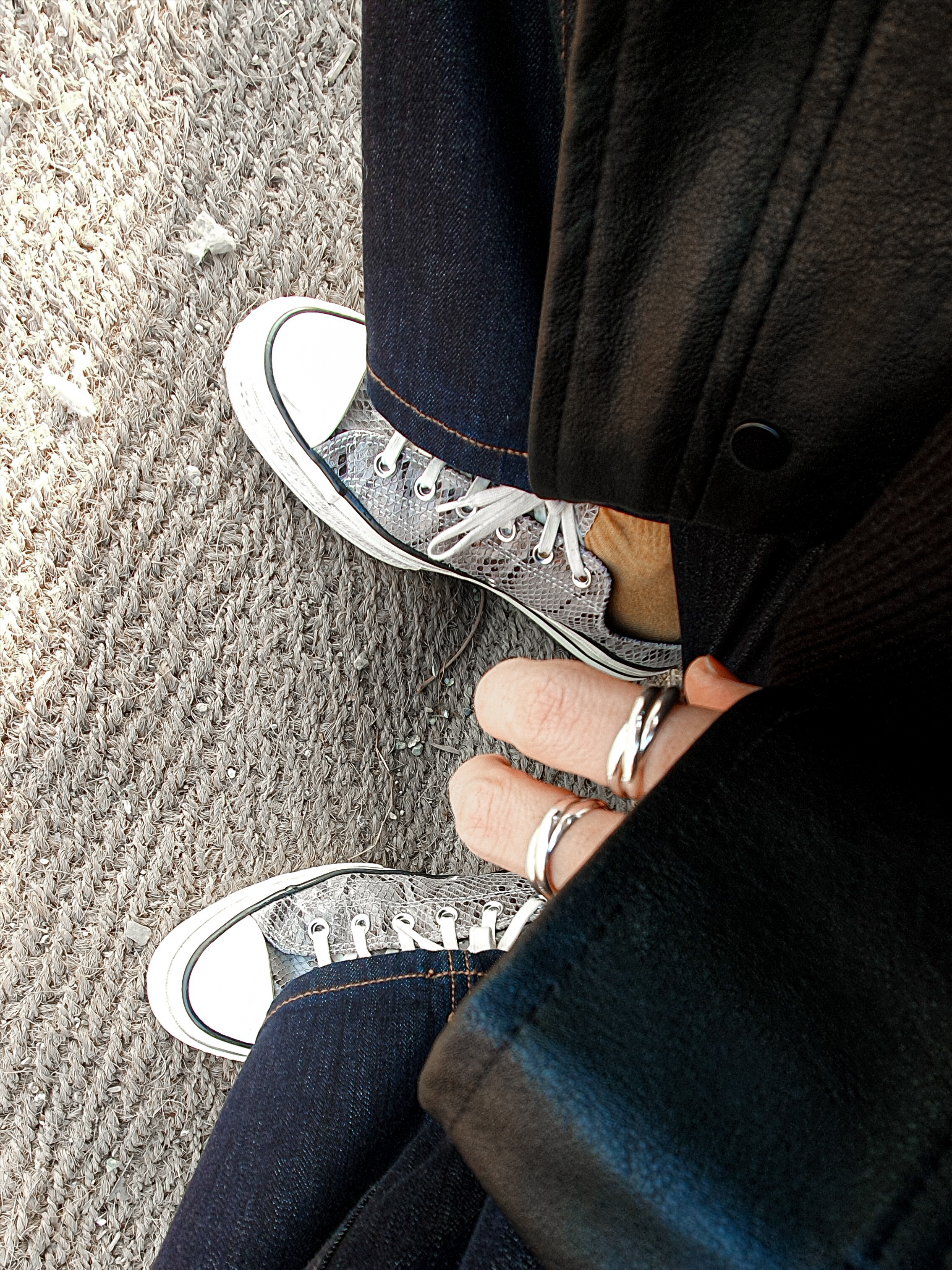 Converse Chuck 70 Ox Snakeskin 착용 스타일