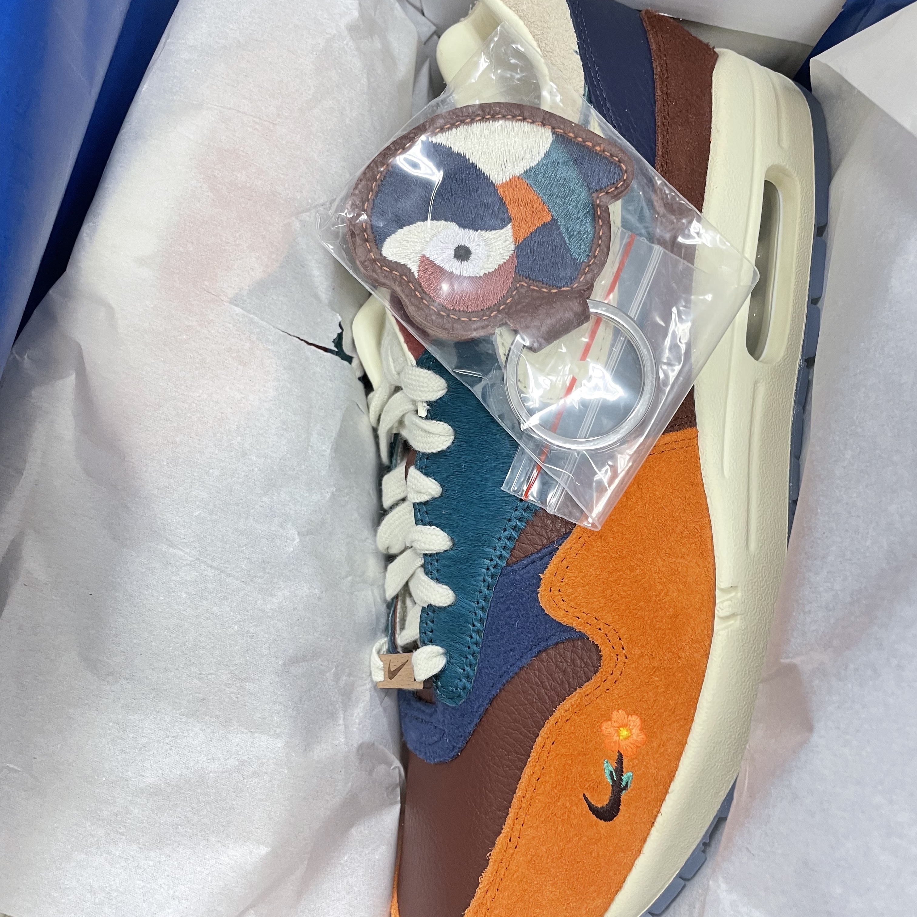 Nike x Kasina Air Max 1 SP Won-Ang Orange (With Special Gift) 착용 스타일 - 1