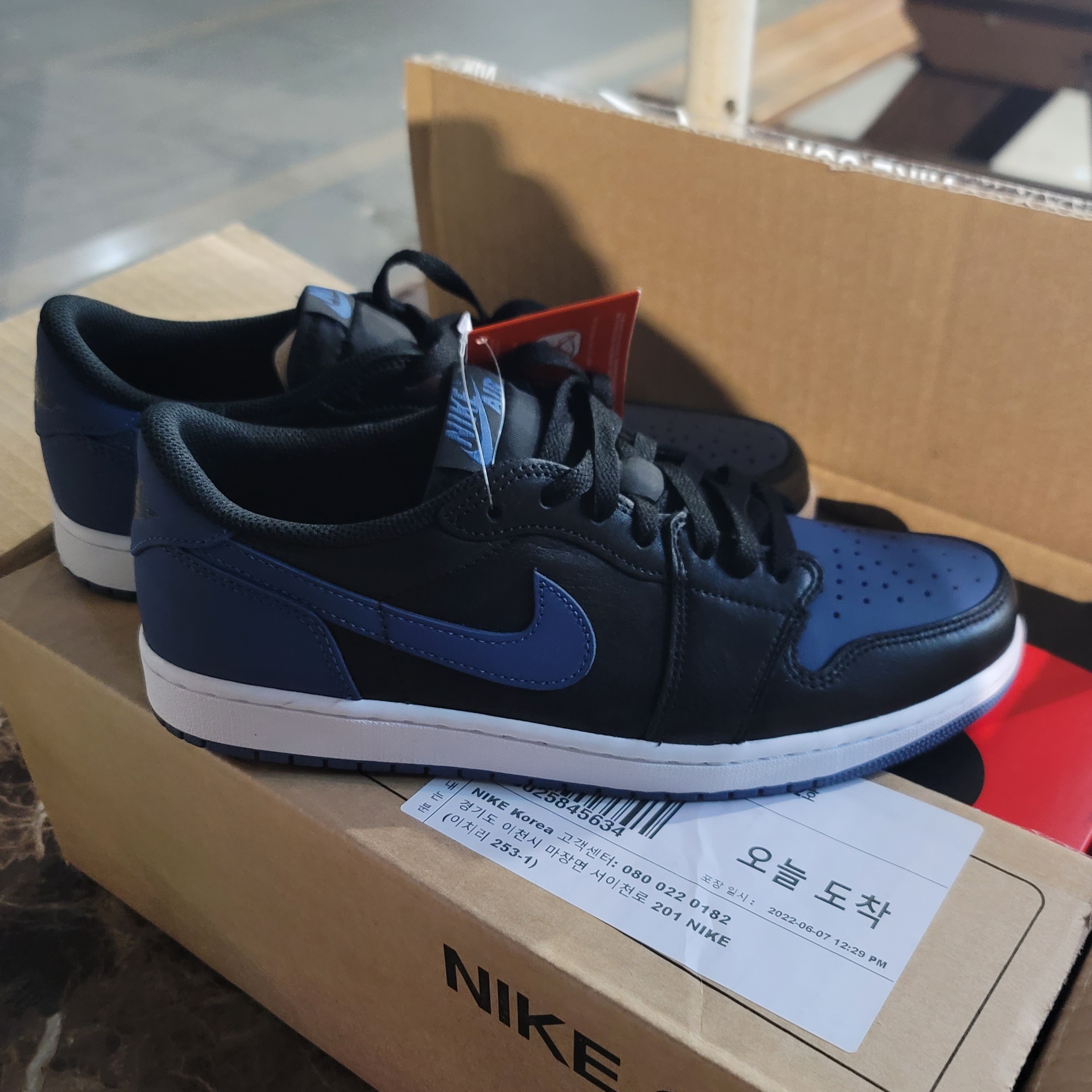 Jordan 1 Retro Low OG Mystic Navy 착용 스타일