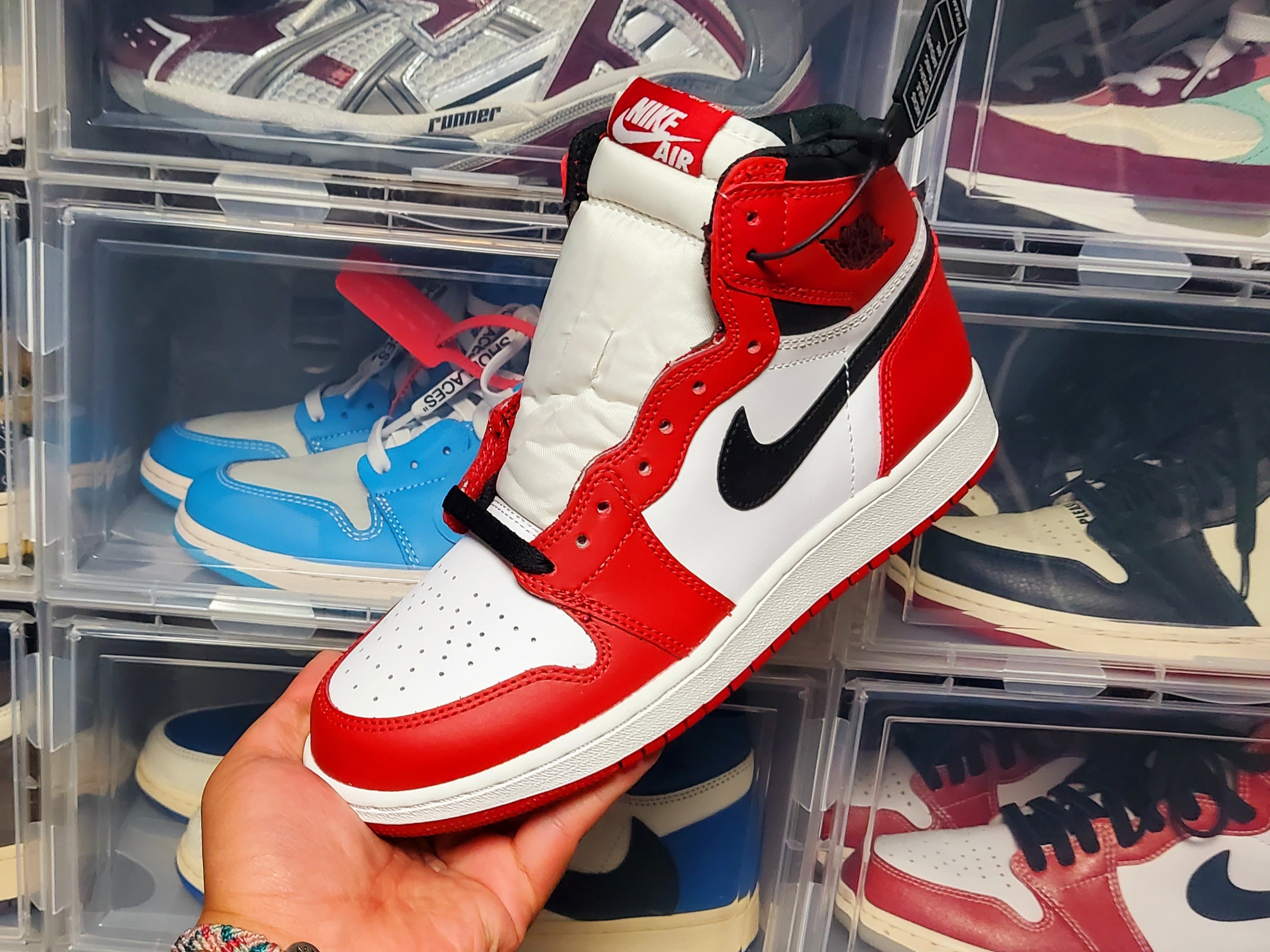 (GS) Jordan 1 Retro High OG Chicago 2015 착용 스타일 - 1