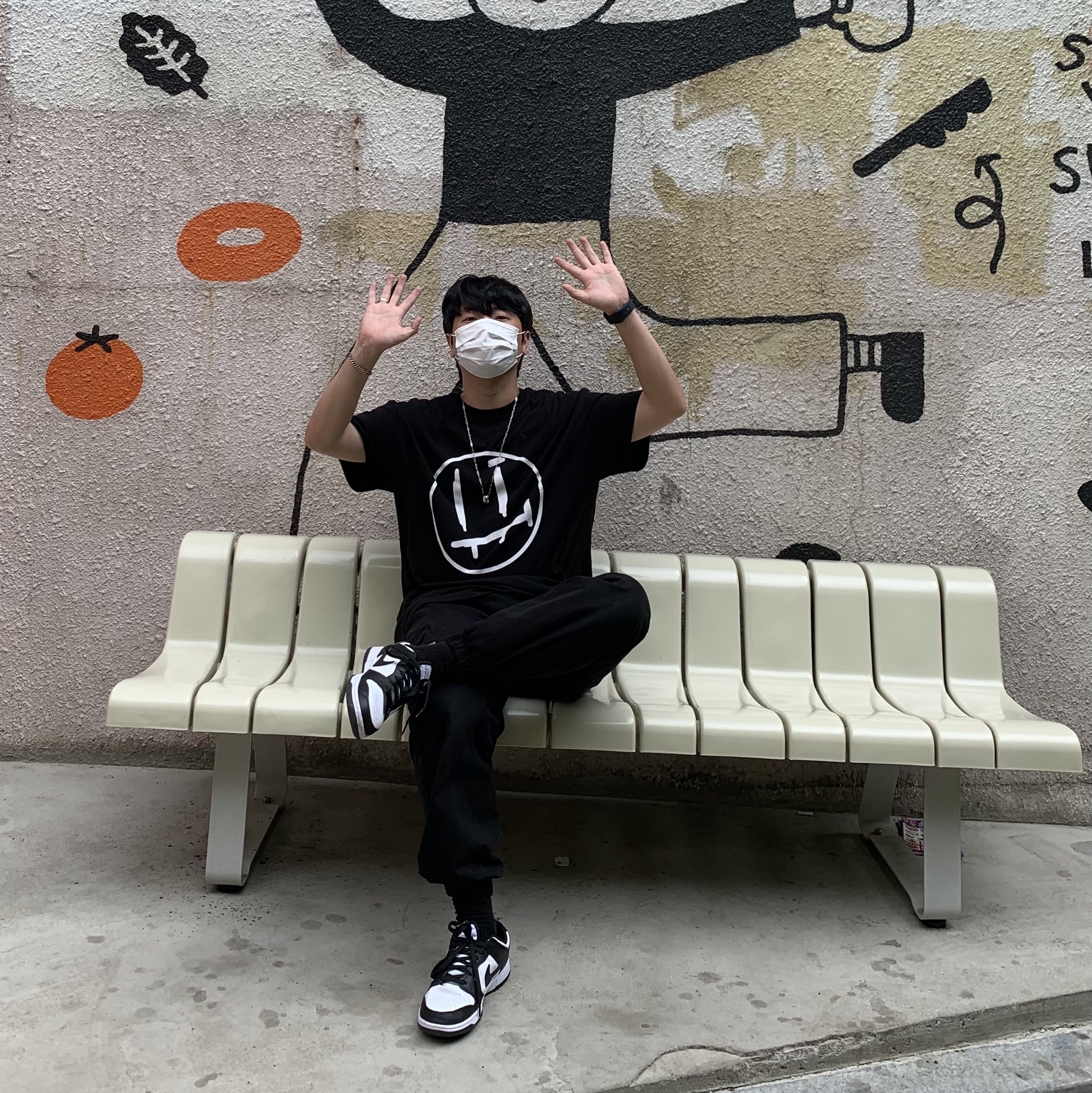 Nike Dunk Low Retro Black 착용 스타일