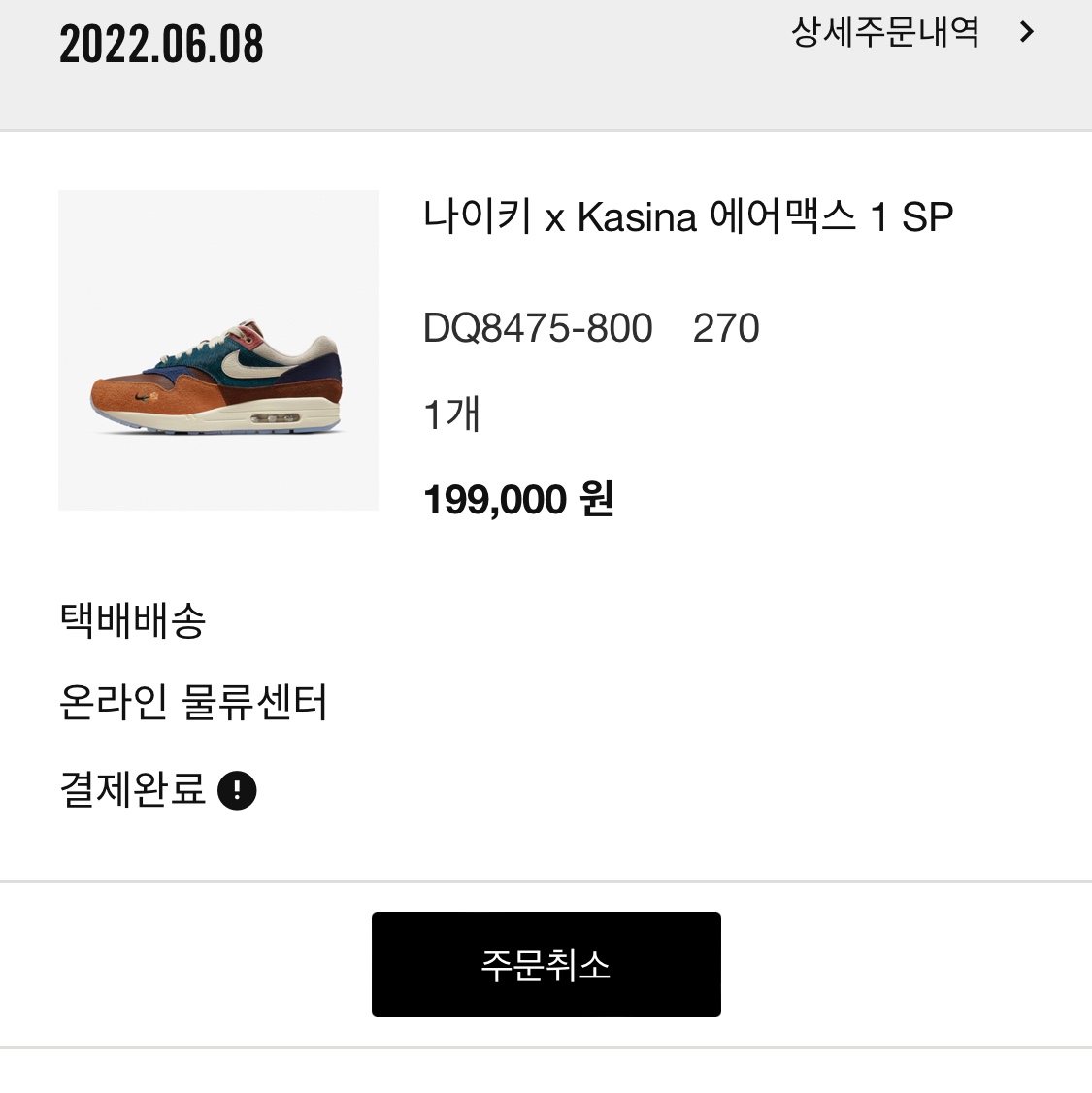 Nike x Kasina Air Max 1 SP Won-Ang Orange 착용 스타일