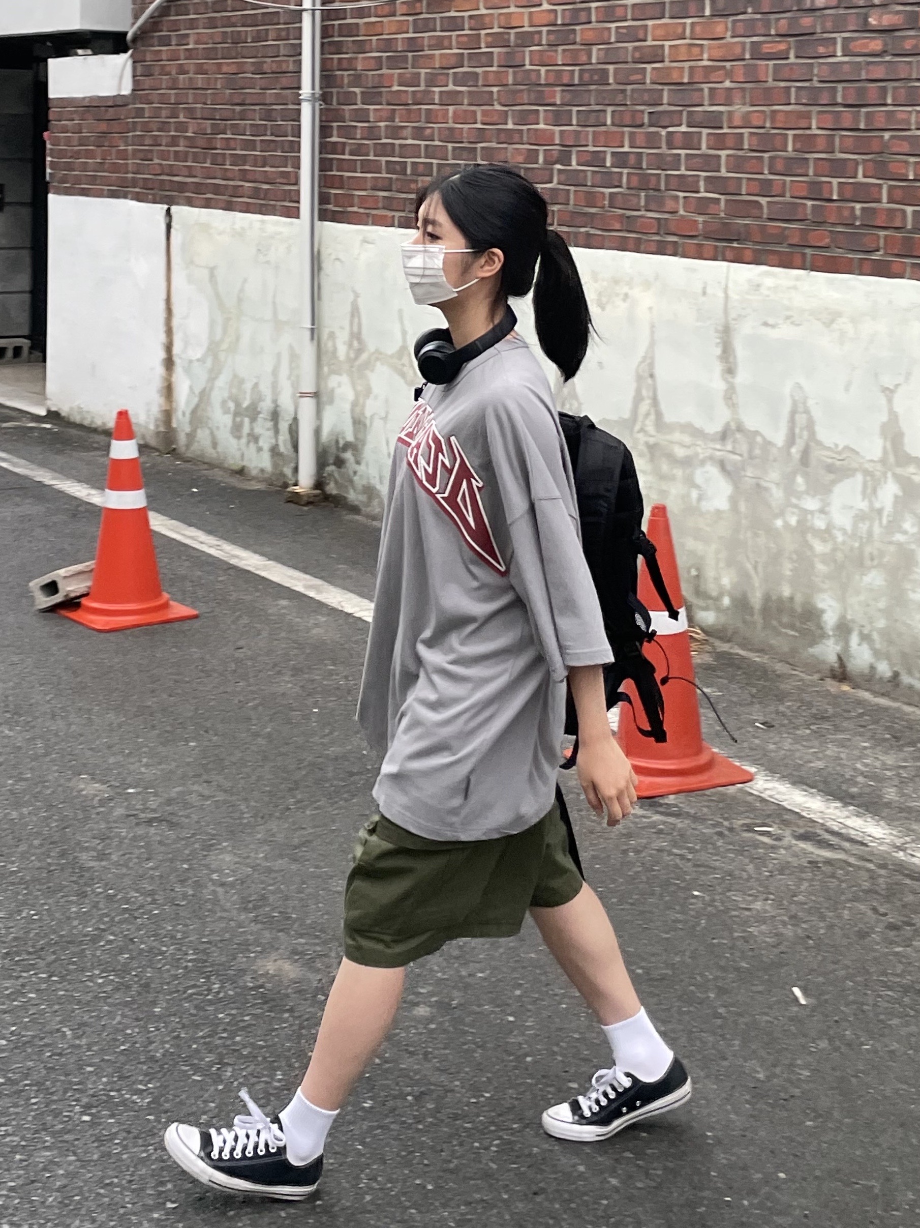 Converse Chuck Taylor All Star Ox Black 착용 스타일 - 3