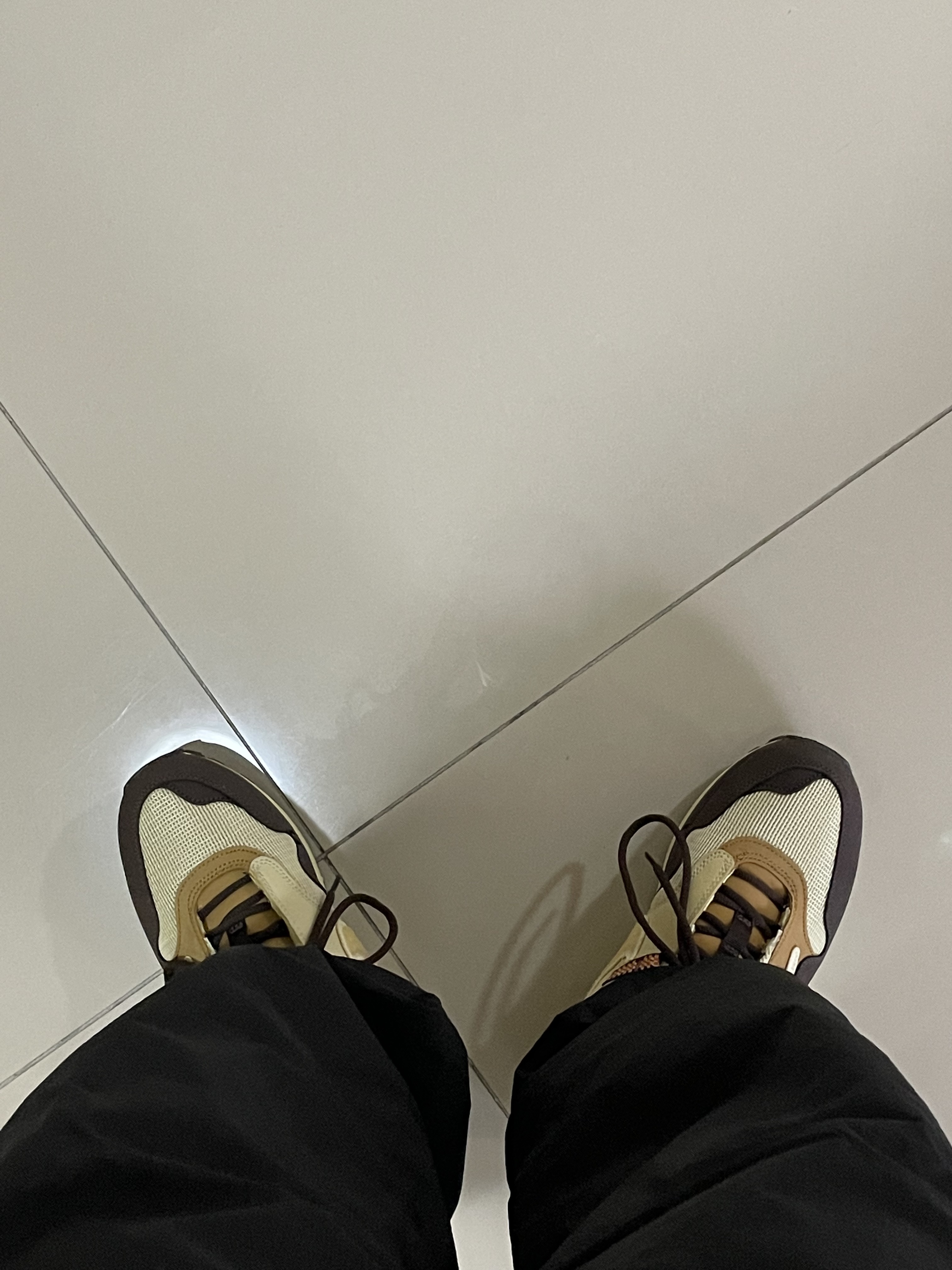 Nike x Travis Scott Air Max 1 Cact.us Gold, Nike x Travis Scott Air Max 1 Cact.us Brown 착용 스타일 - 2