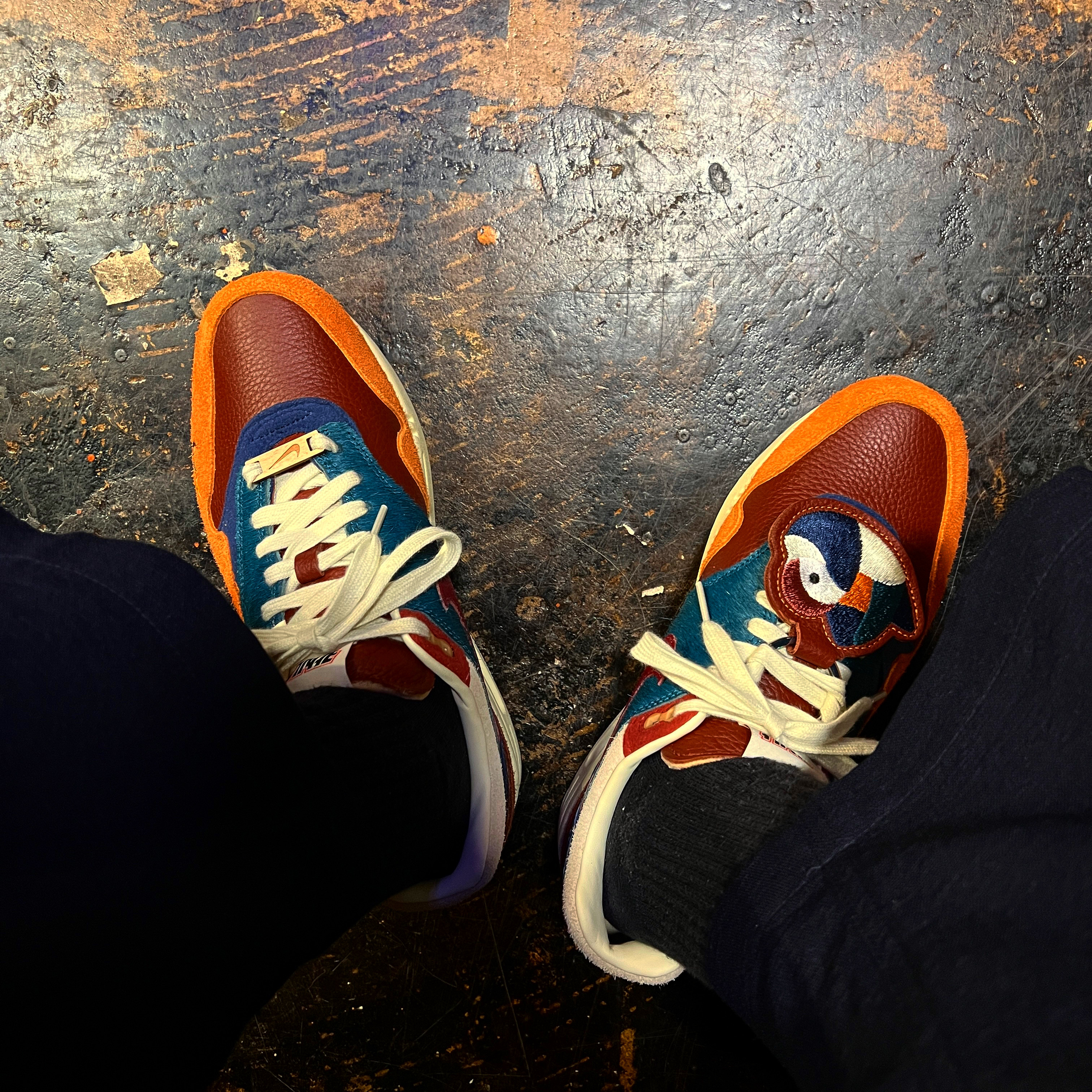Nike x Kasina Air Max 1 SP Won-Ang Orange 착용 스타일