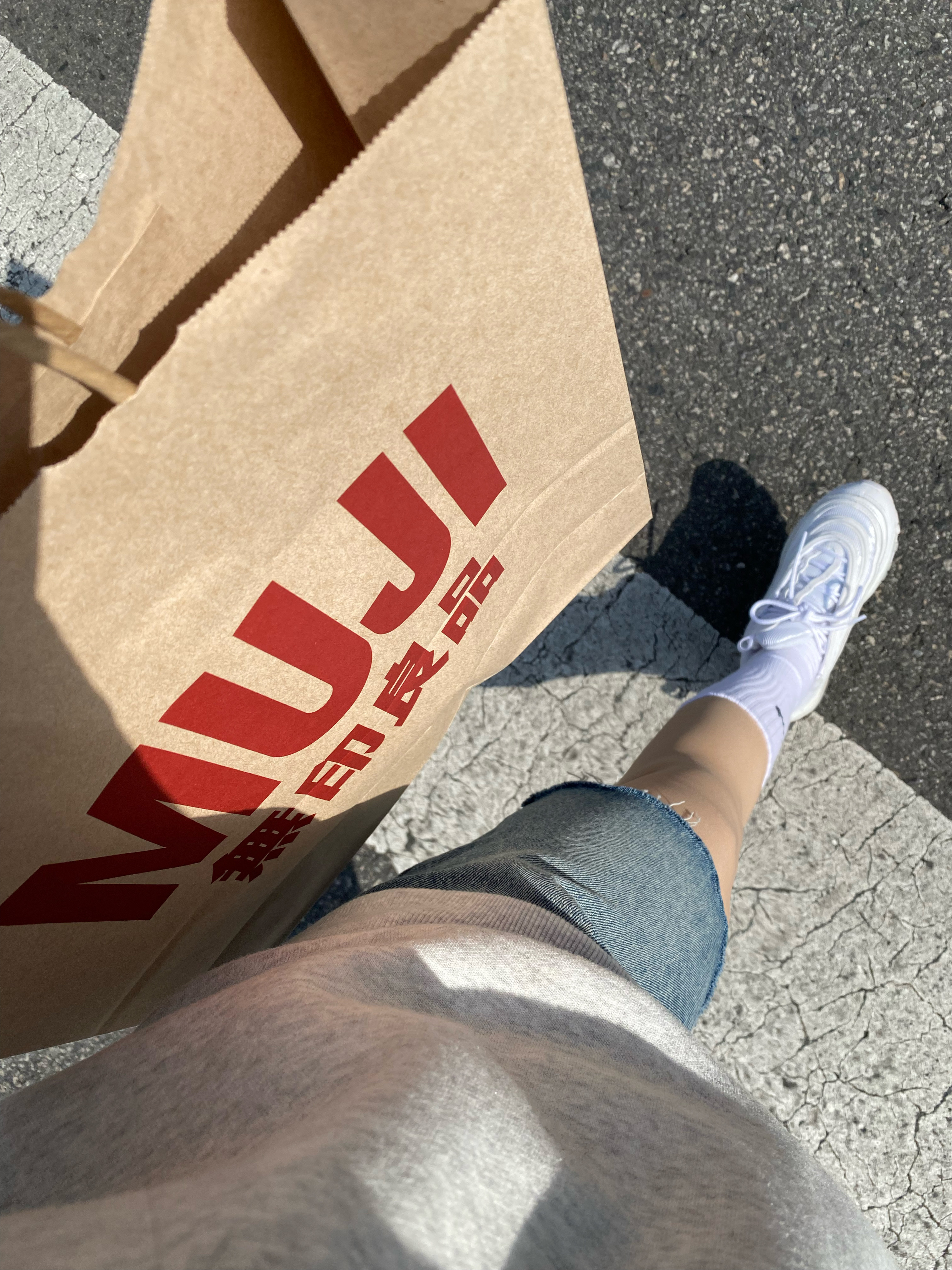 (W) Nike Air Max 97 White Pure Platinum 착용 스타일 - 1