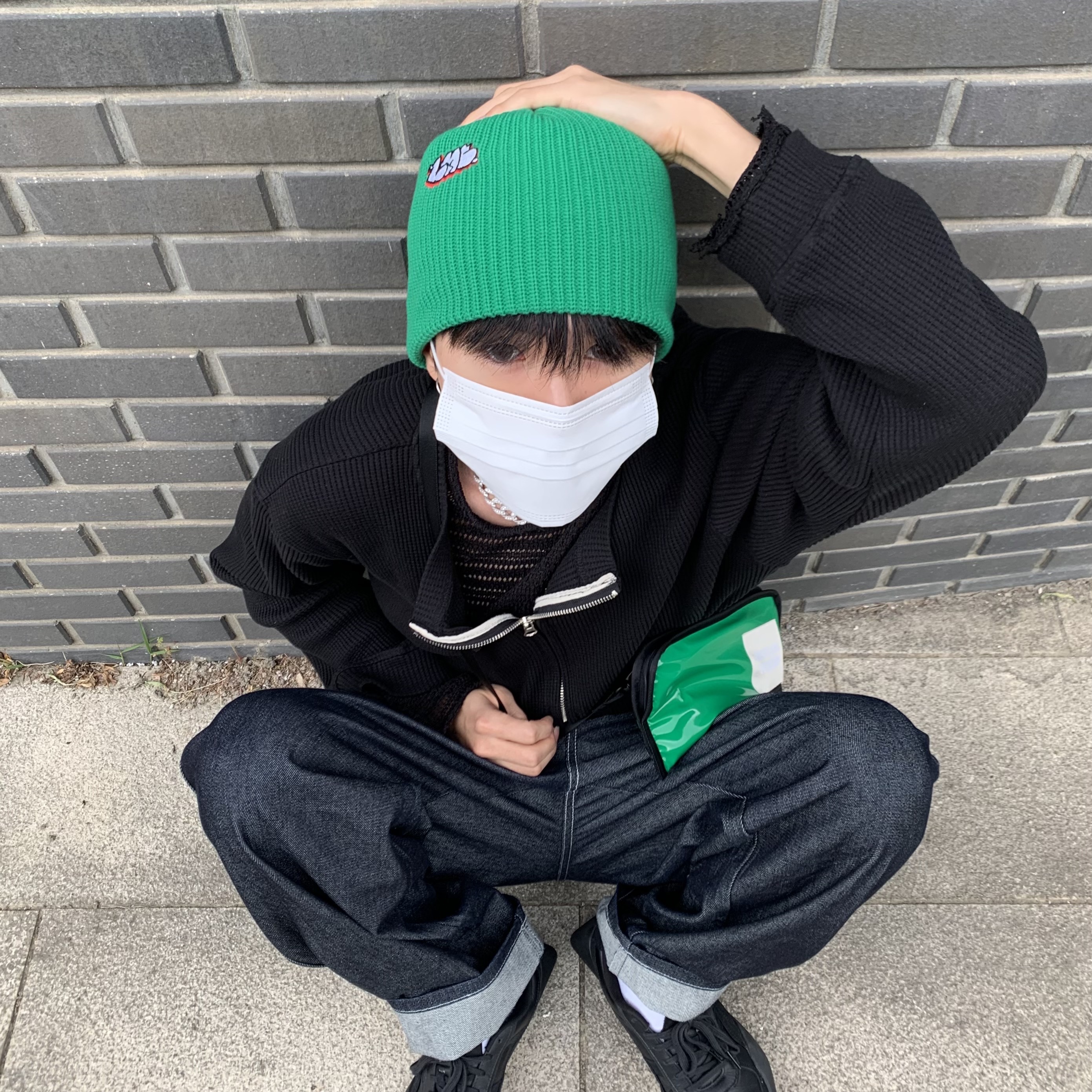 Puma Vaderon Black 착용 스타일 - 2