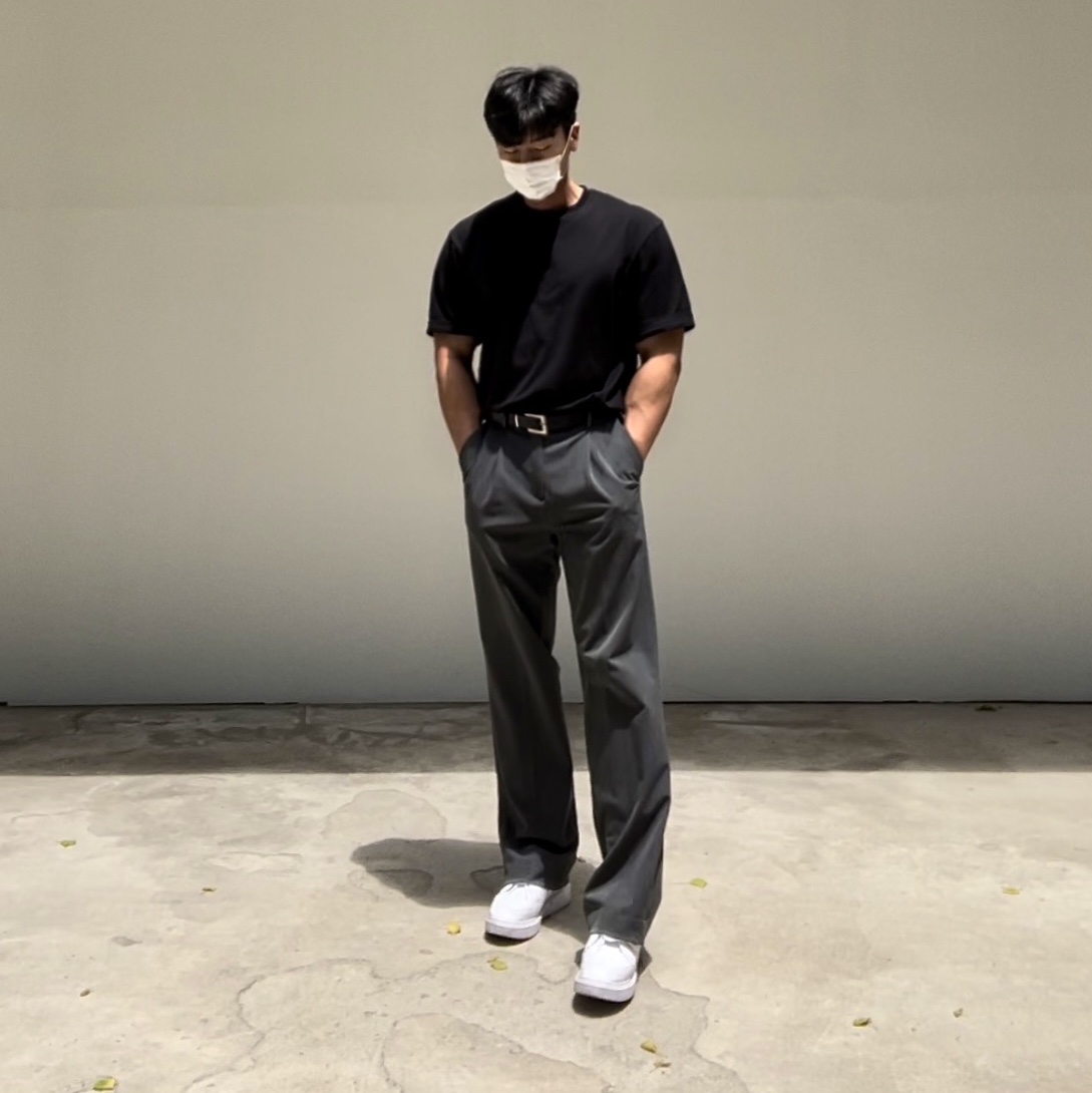 Nike x Peaceminusone Kwondo1 White 착용 스타일