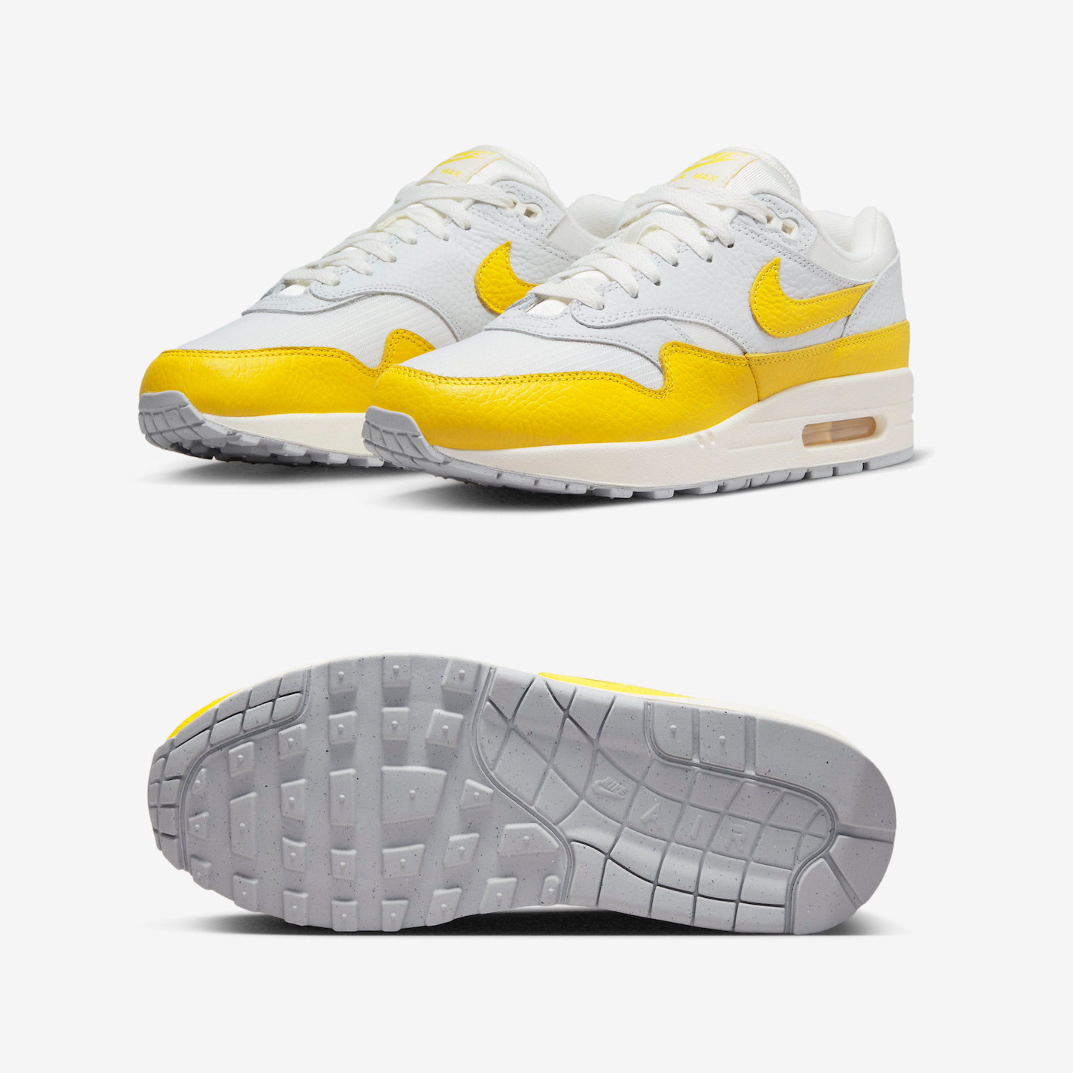 (W) Nike Air Max 1 Tour Yellow 착용 스타일 - 2