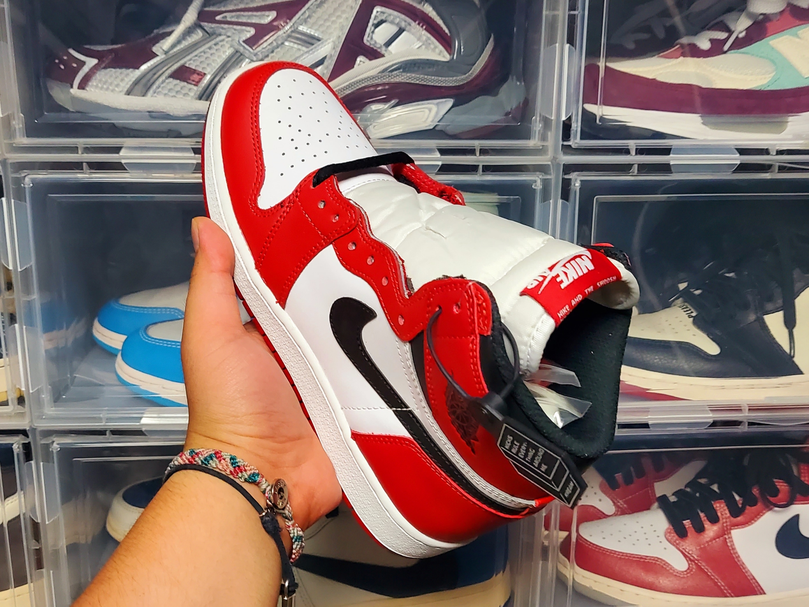 (GS) Jordan 1 Retro High OG Chicago 2015 착용 스타일 - 3