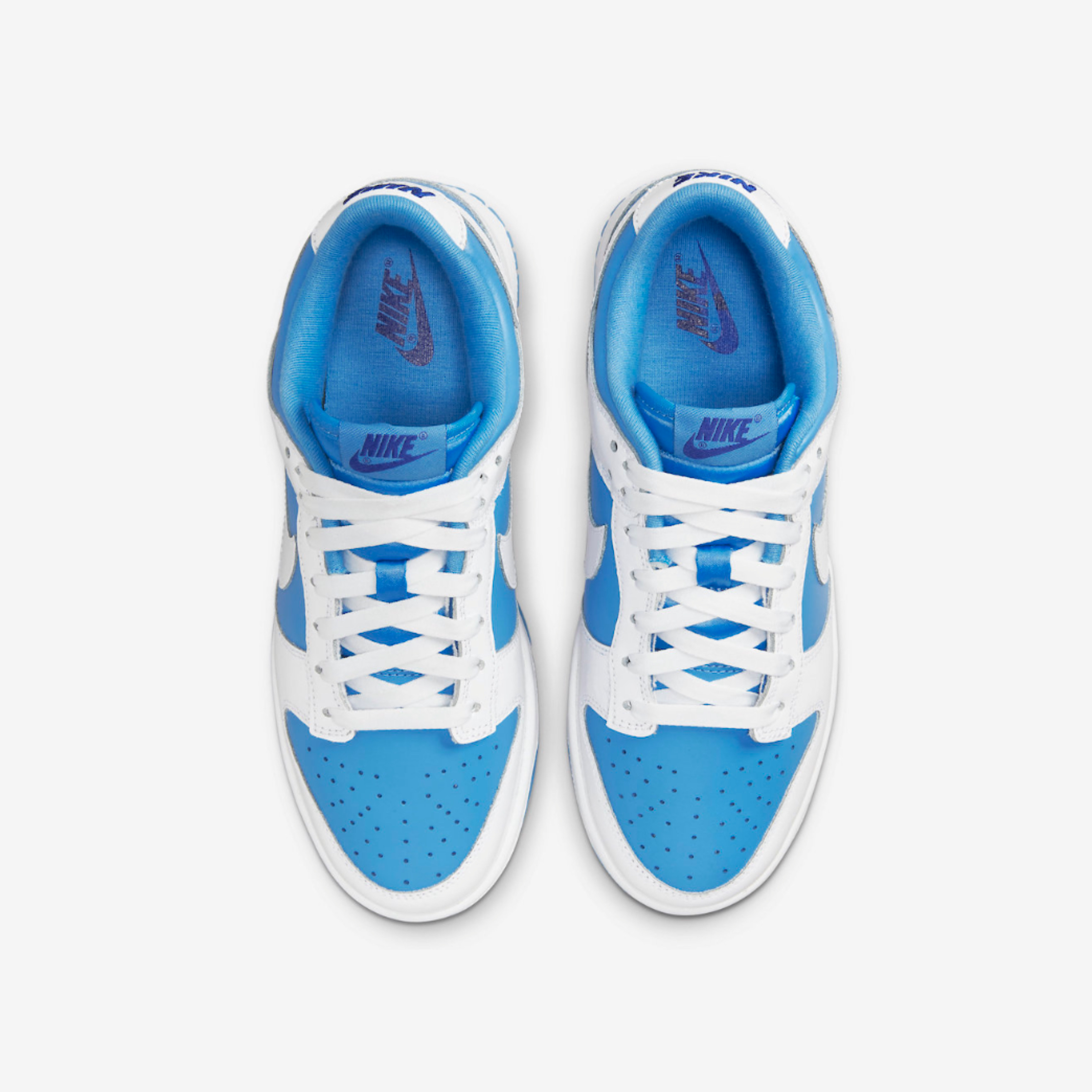 (W) Nike Dunk Low Essential University Blue 착용 스타일 - 4