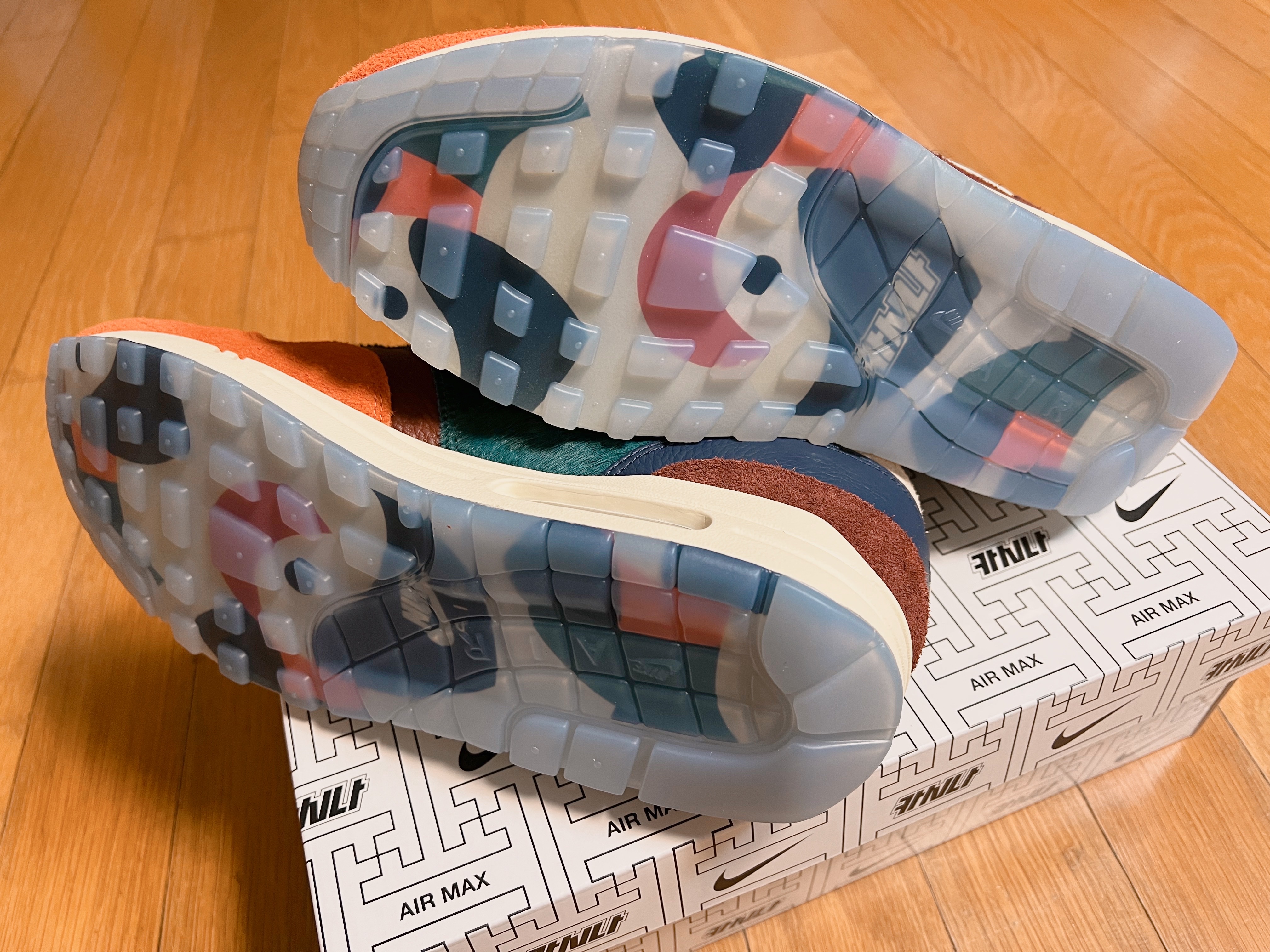 Nike x Kasina Air Max 1 SP Won-Ang Orange 착용 스타일 - 4