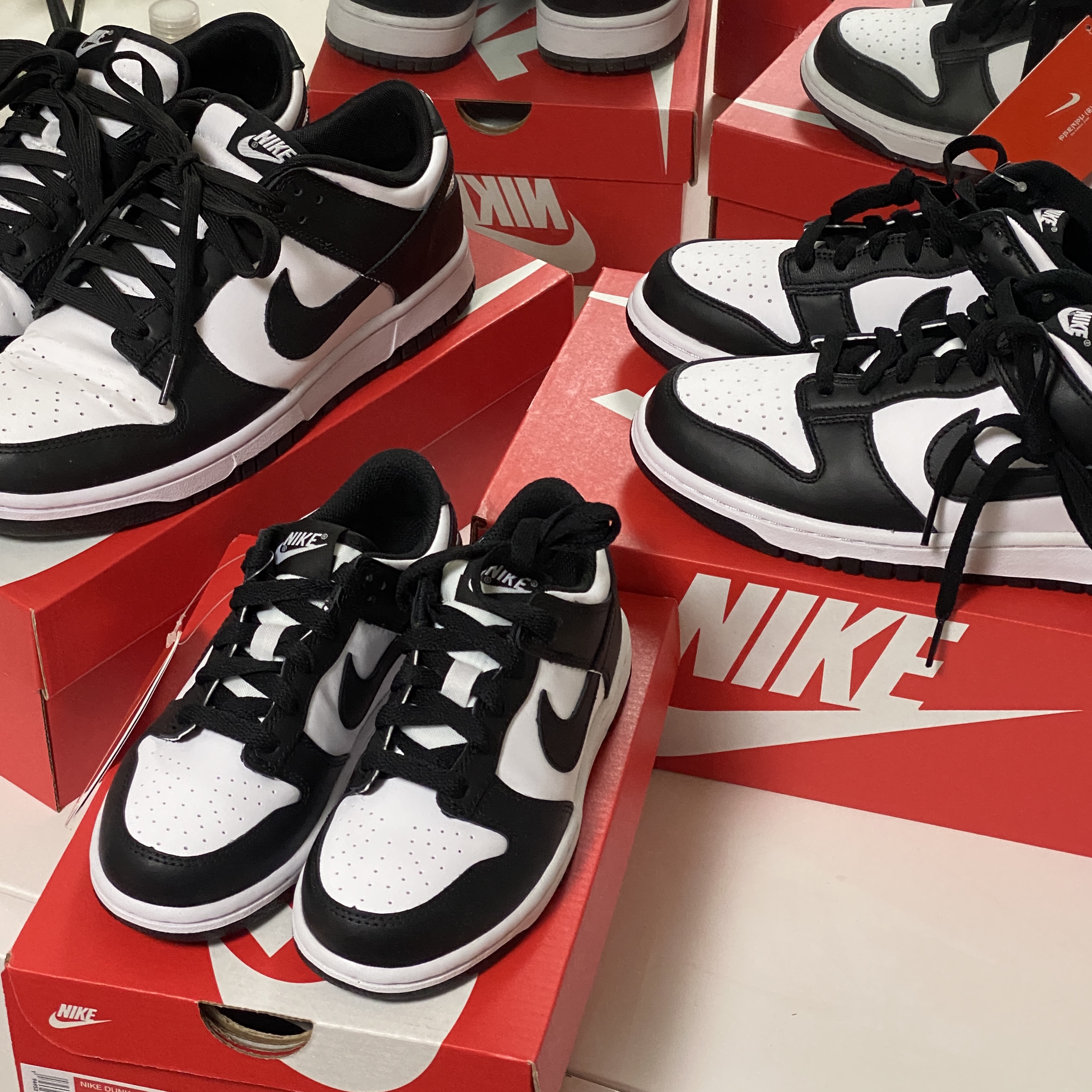 (W) Nike Dunk Low Black, Nike Dunk Low Retro Black 착용 스타일