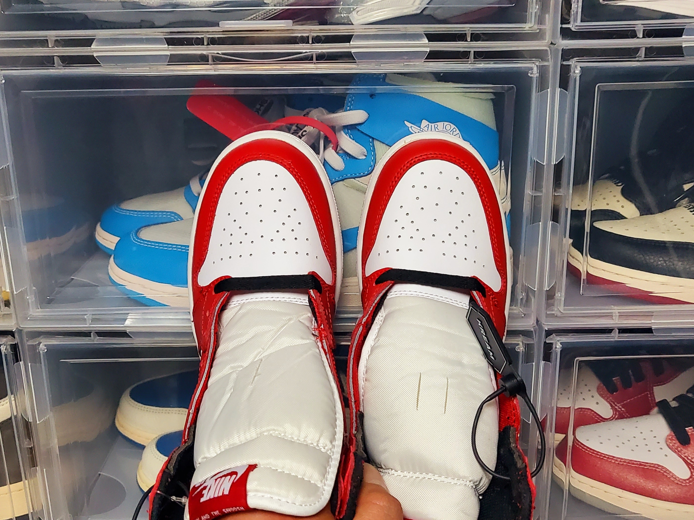 (GS) Jordan 1 Retro High OG Chicago 2015 착용 스타일 - 4