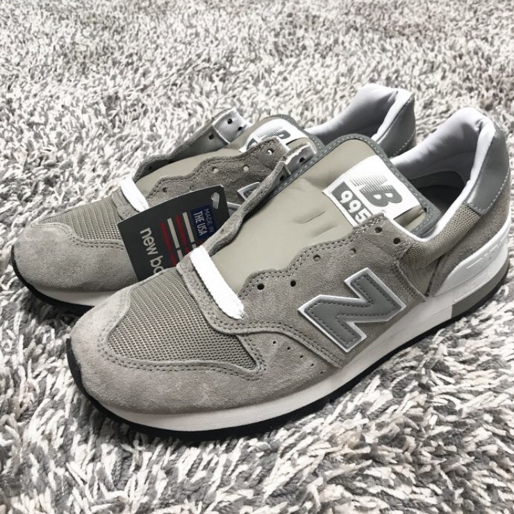 New Balance 995 Made in USA Grey Silver 착용 스타일