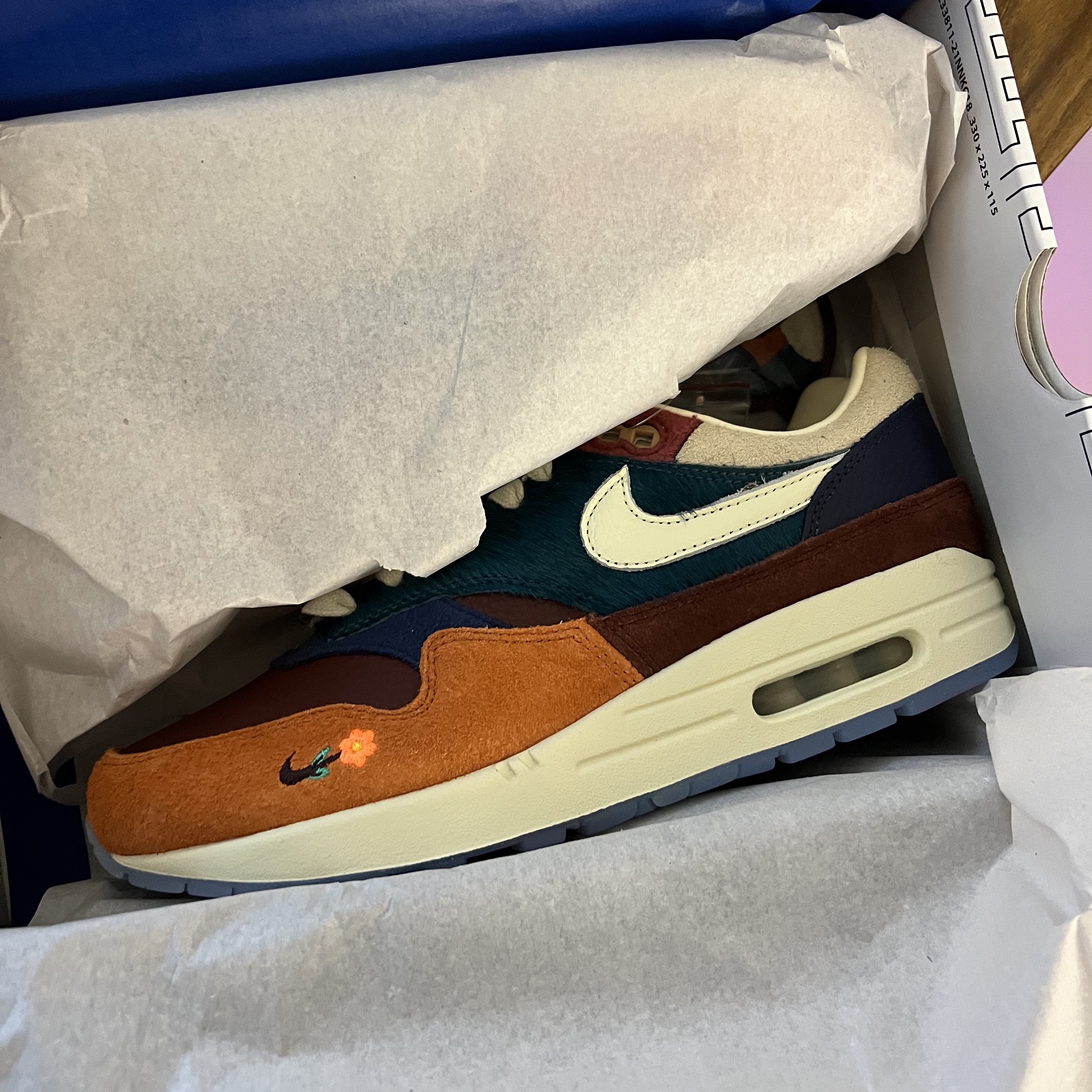 Nike x Kasina Air Max 1 SP Won-Ang Orange 착용 스타일 - 3
