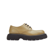 Bottega Veneta Swell Brushed Leather Laced-Up Shoes All Spice