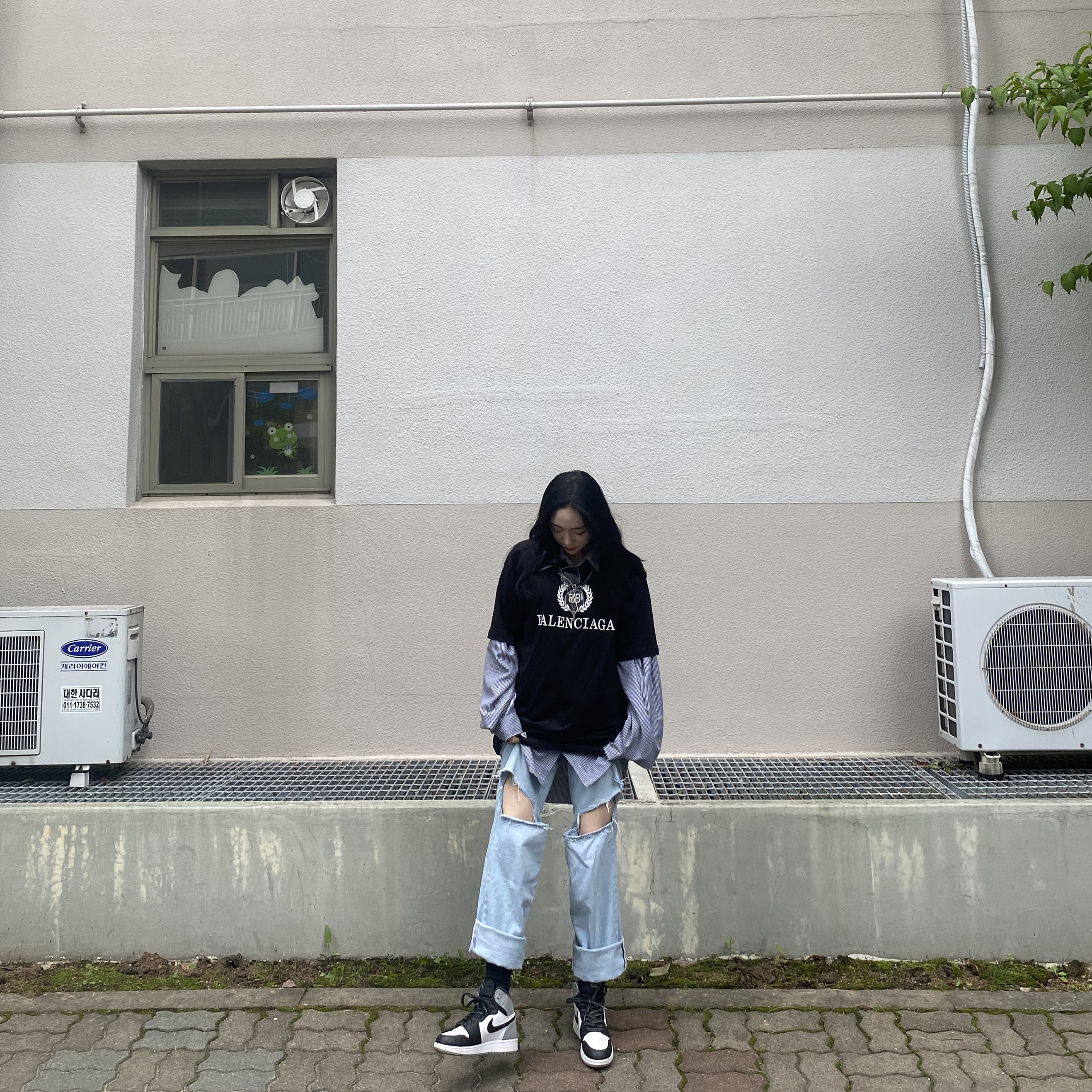 Jordan 1 Retro Barons 착용 스타일