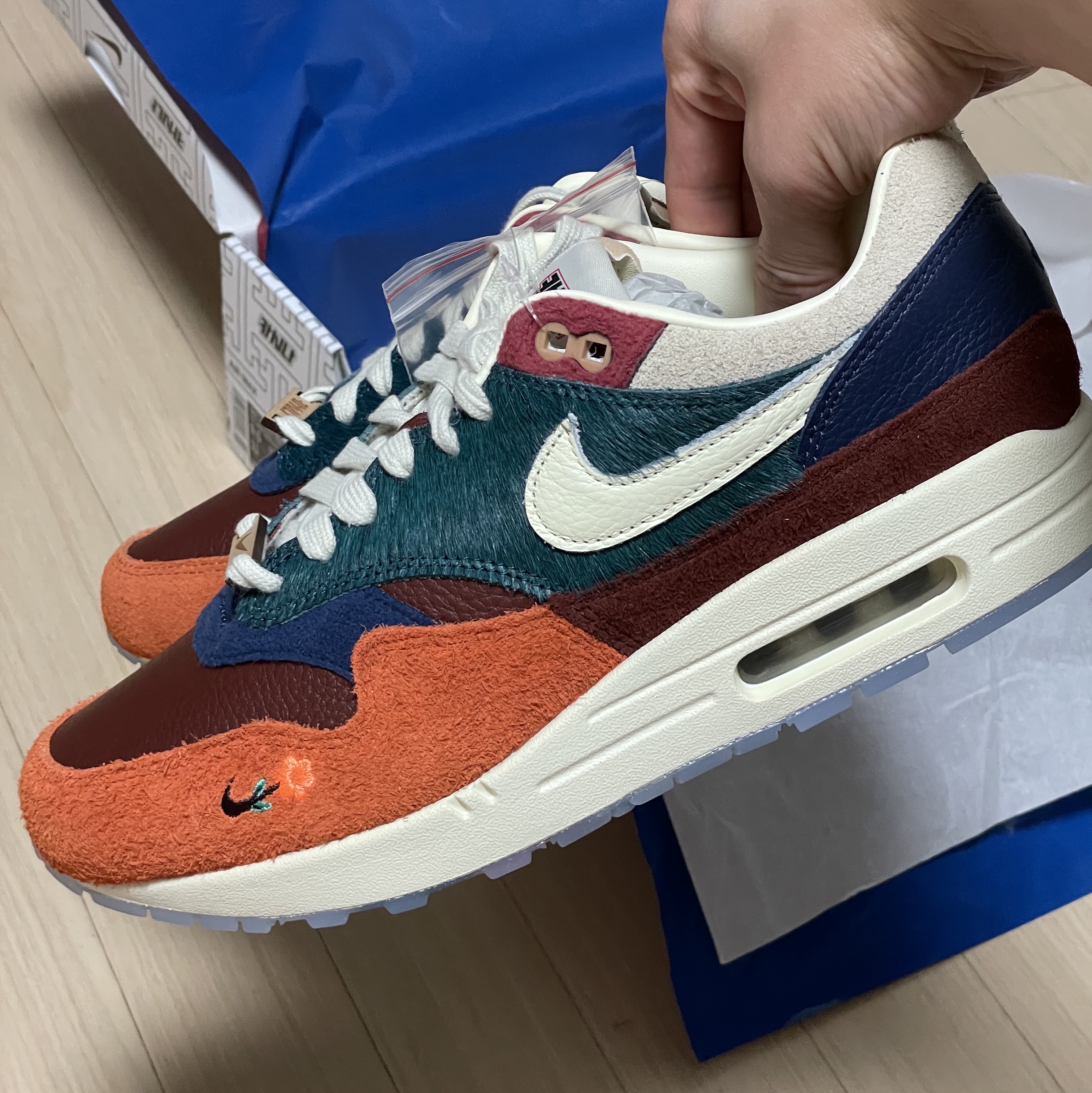 Nike x Kasina Air Max 1 SP Won-Ang Orange 착용 스타일