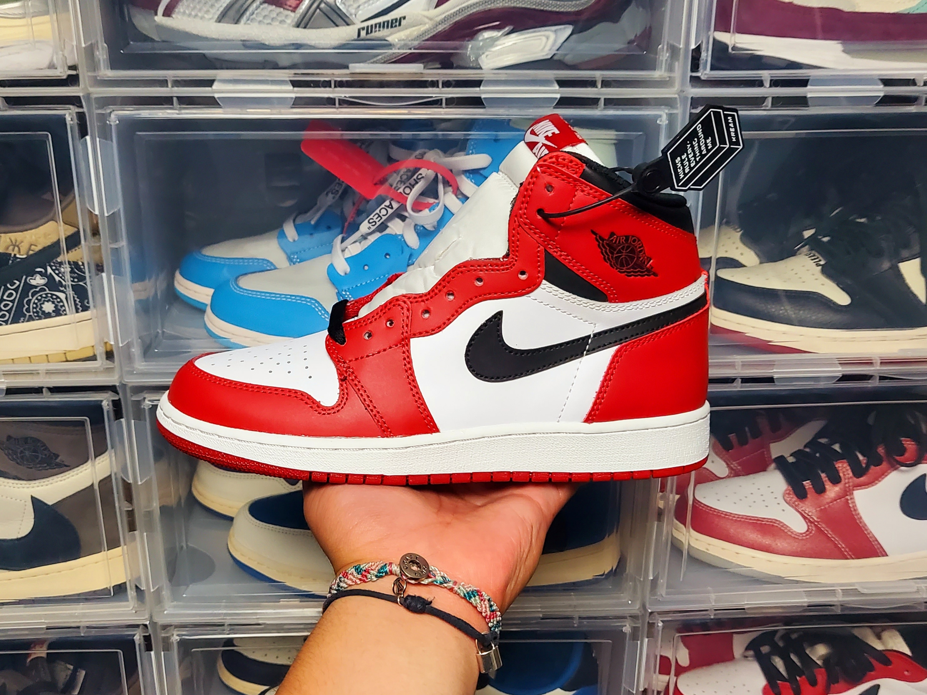 (GS) Jordan 1 Retro High OG Chicago 2015 착용 스타일 - 2