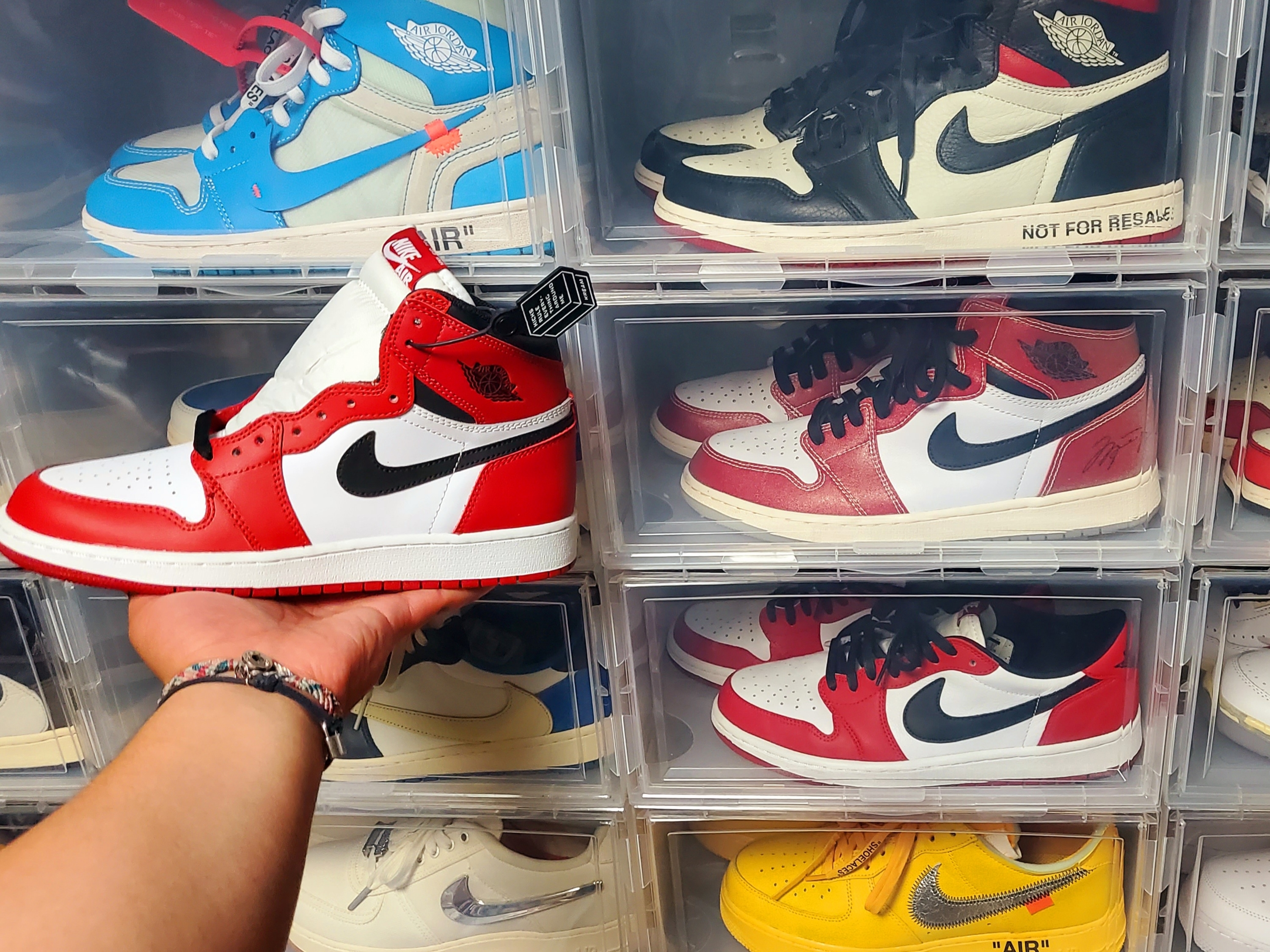 (GS) Jordan 1 Retro High OG Chicago 2015 착용 스타일 - 5