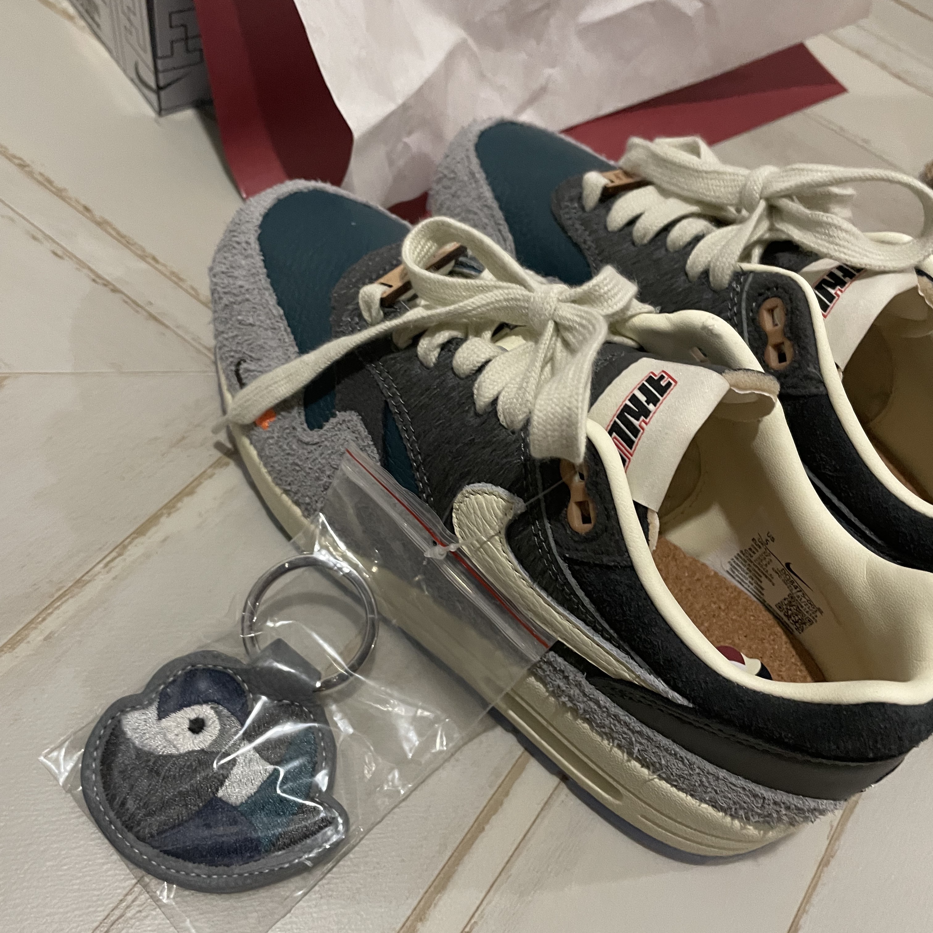 Nike x Kasina Air Max 1 SP Won-Ang Particle Grey 착용 스타일