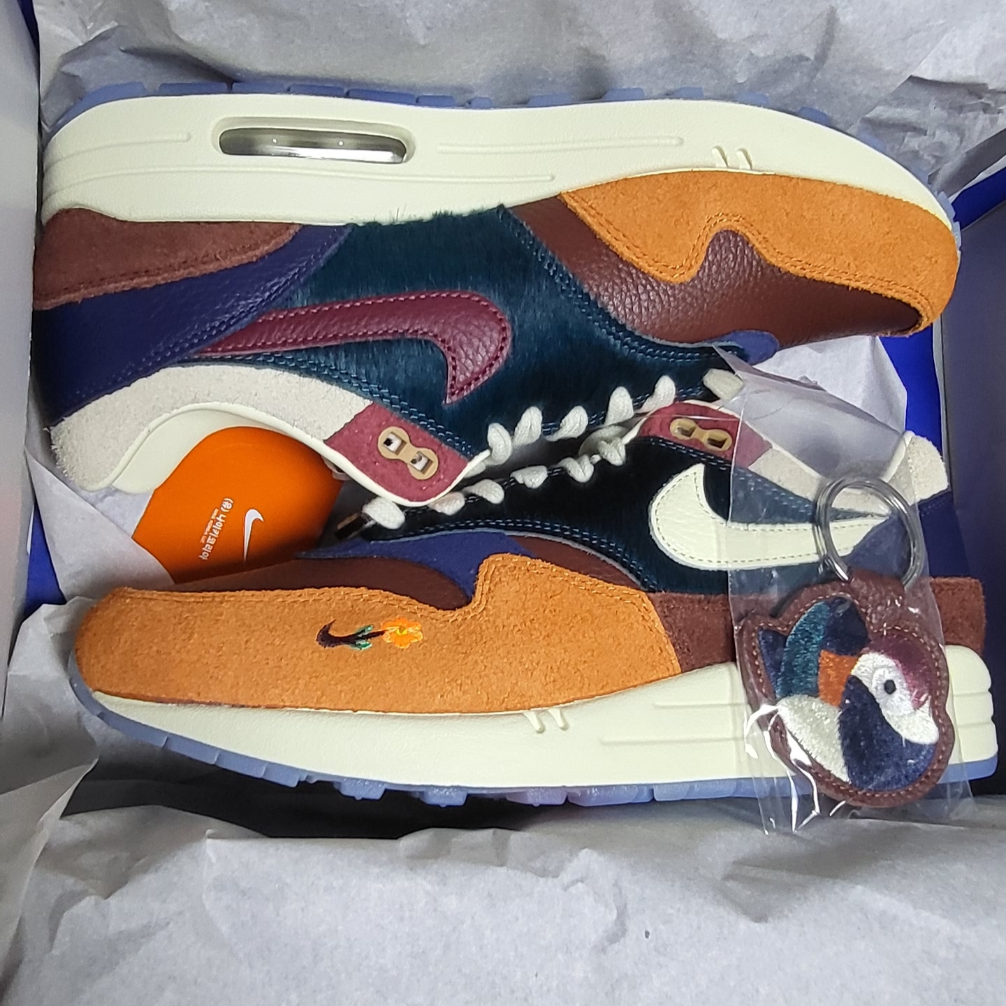 Nike x Kasina Air Max 1 SP Won-Ang Orange 착용 스타일