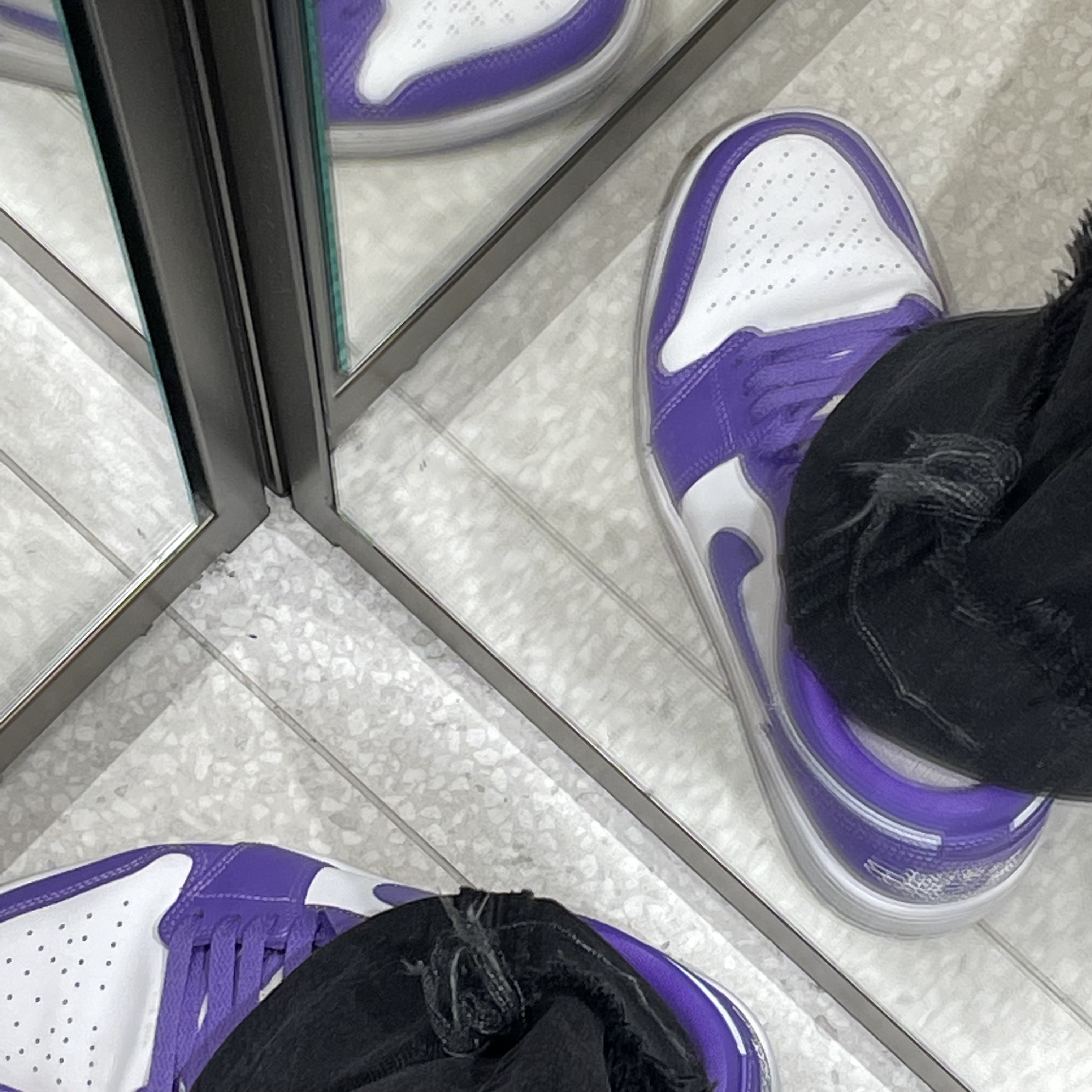 (W) Jordan 1 Low Psychic Purple 착용 스타일 - 3